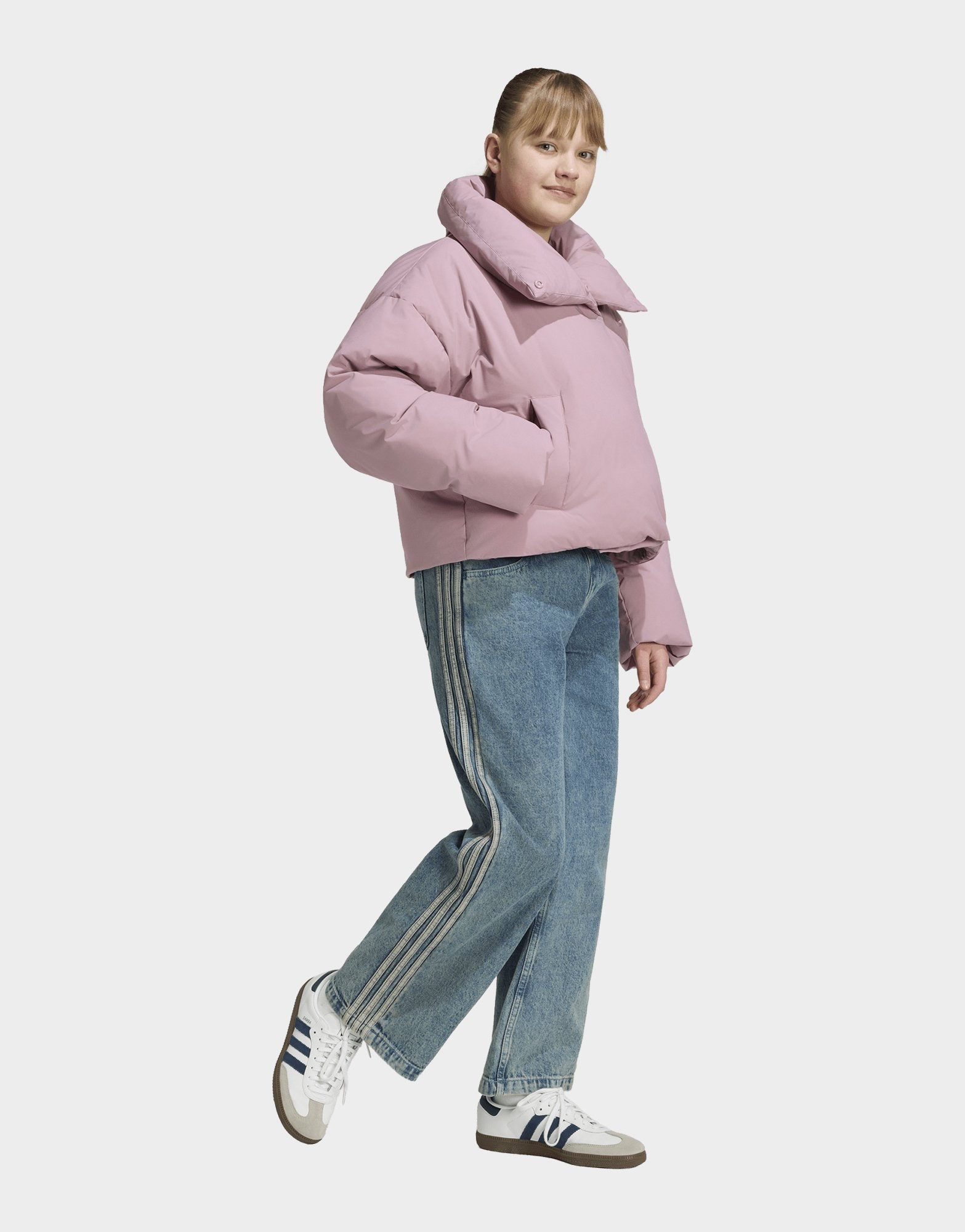 adidas Puffer Jacke, Oversize-passform