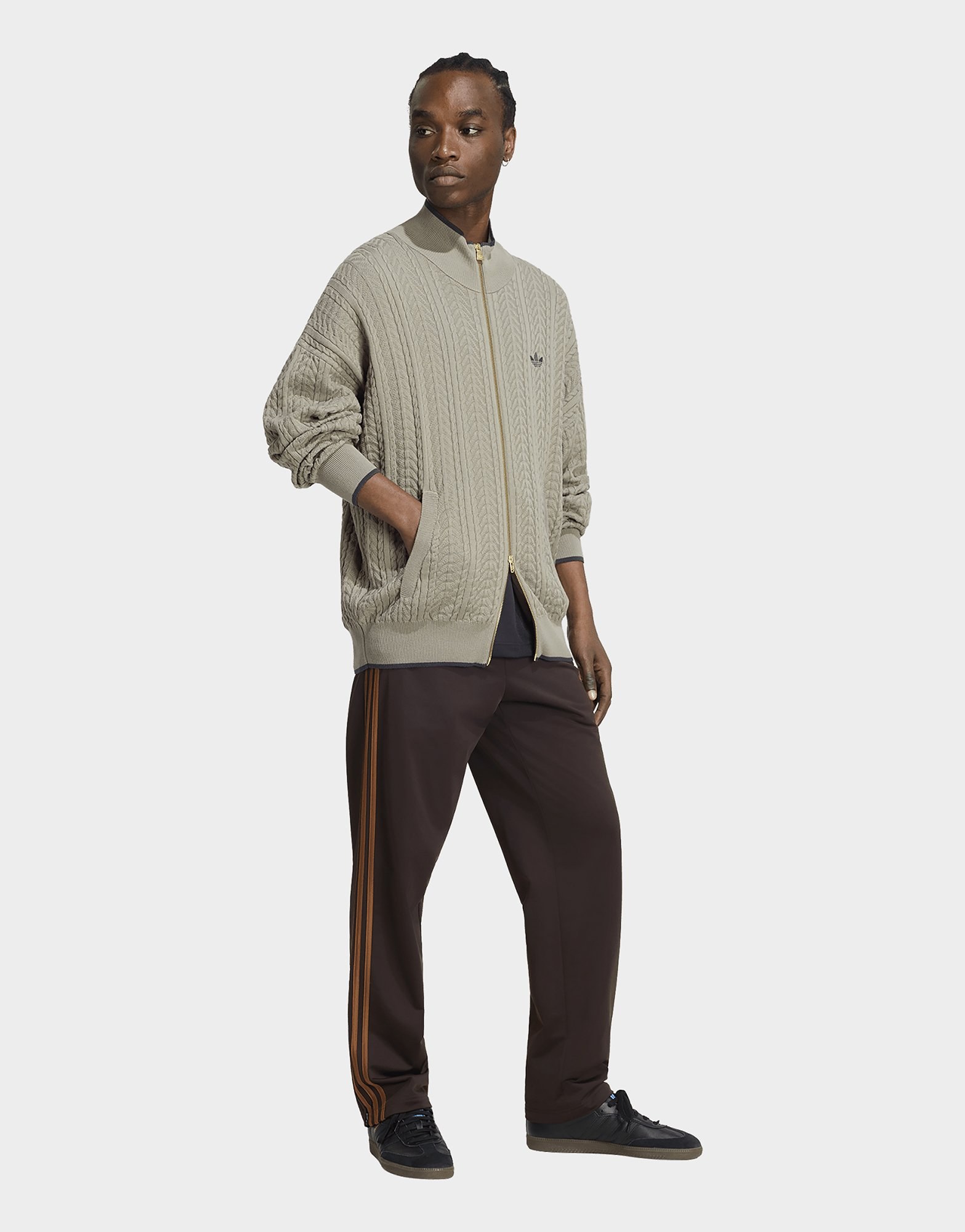 adidas Firebird Originals Jacke, Zopfmuster