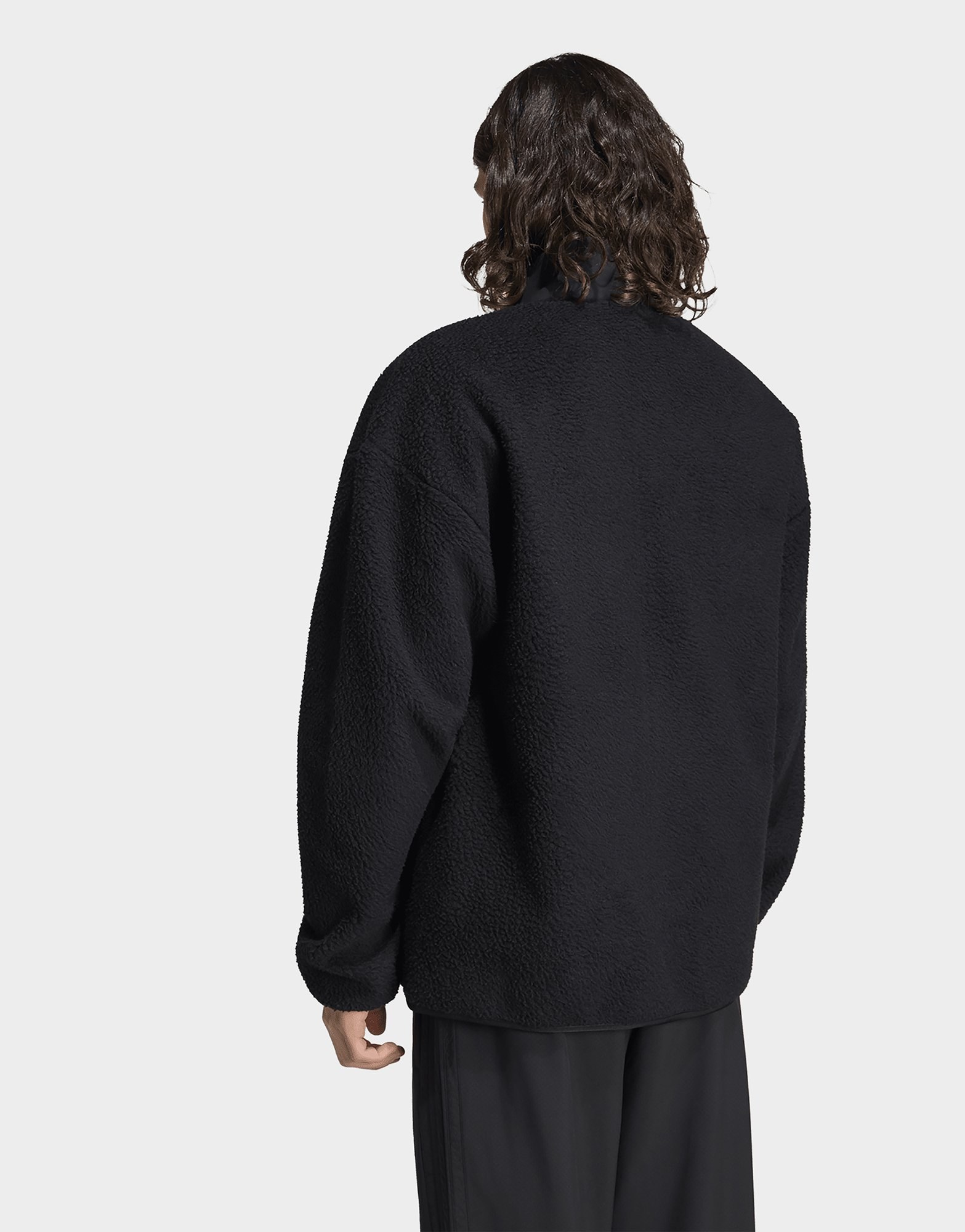adidas City Tech 3-streifen Fleecejacke, Durchgehender Reißverschluss