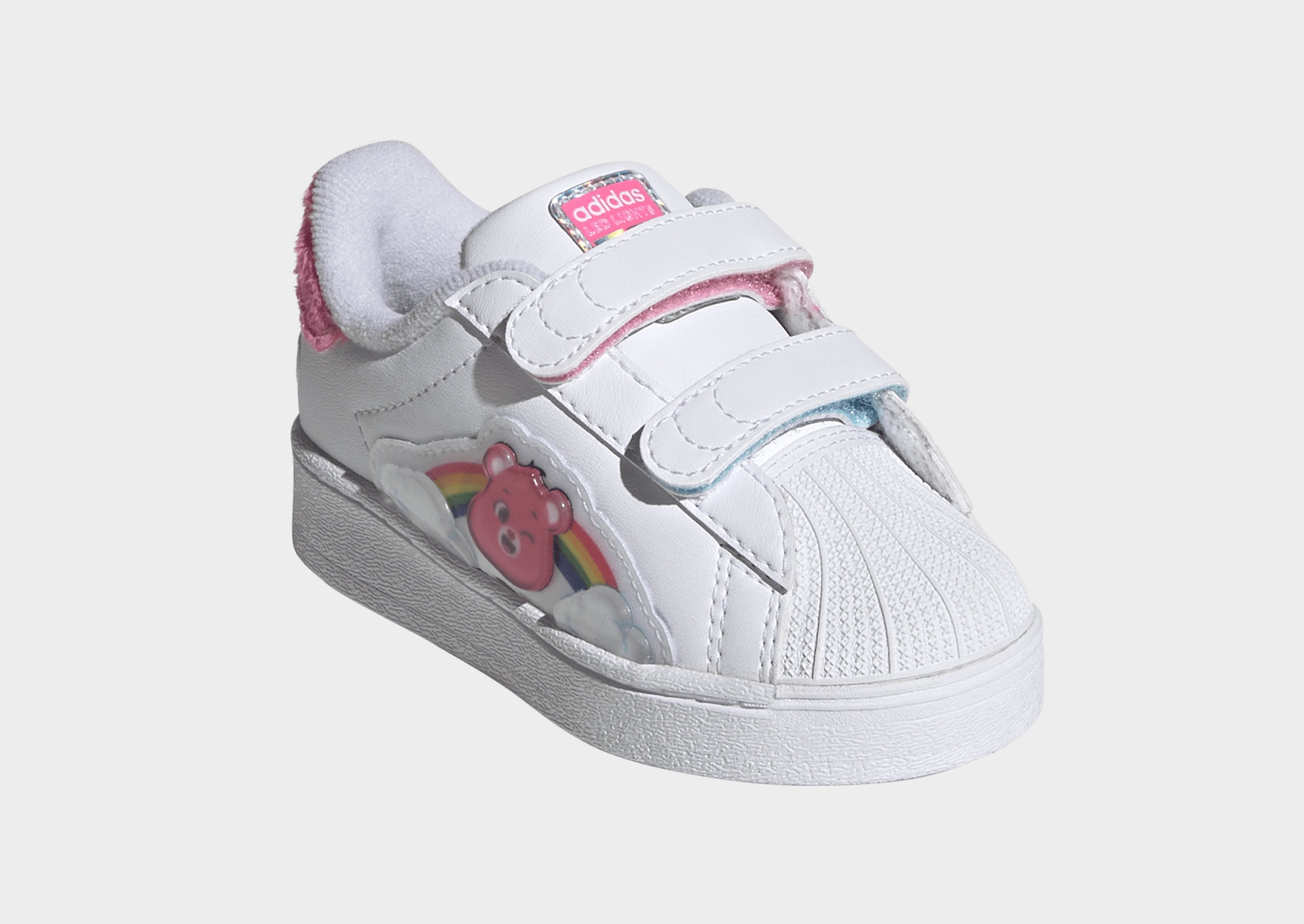 adidas Originals Care Bears Superstar Schuh, Led-lichter, Komfortverschluss