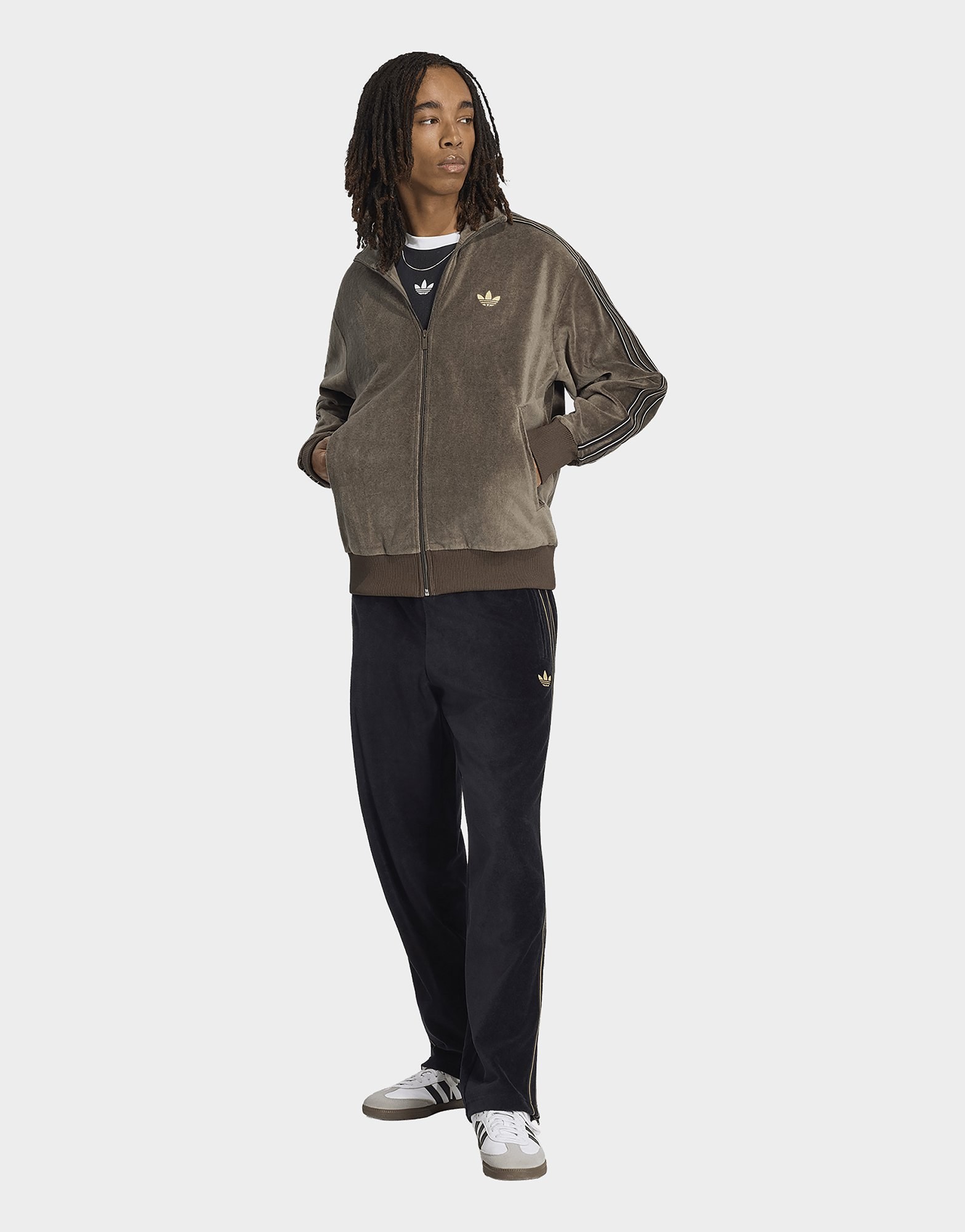 adidas Firebird Velours Trainingsjacke