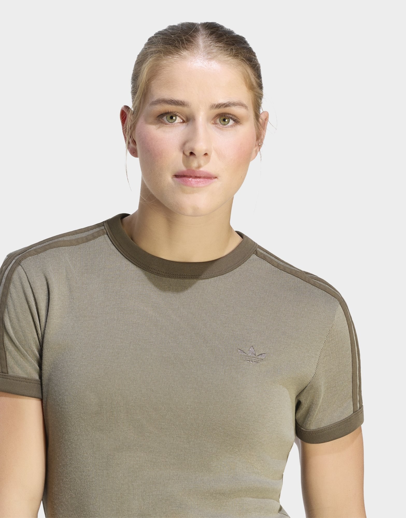 adidas Heather 3-streifen Cali T-shirt