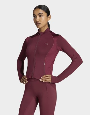 adidas Primelift Essentials Workout-jacke, Glänzendes Material, Reißverschluss