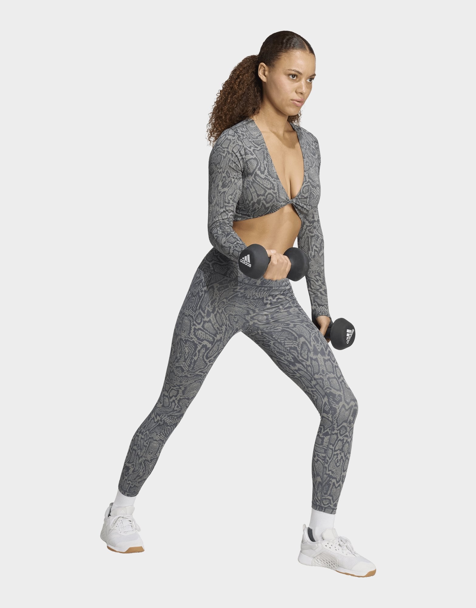 adidas Primelift Workout Snake Twist Langarmshirt, Wendedesign