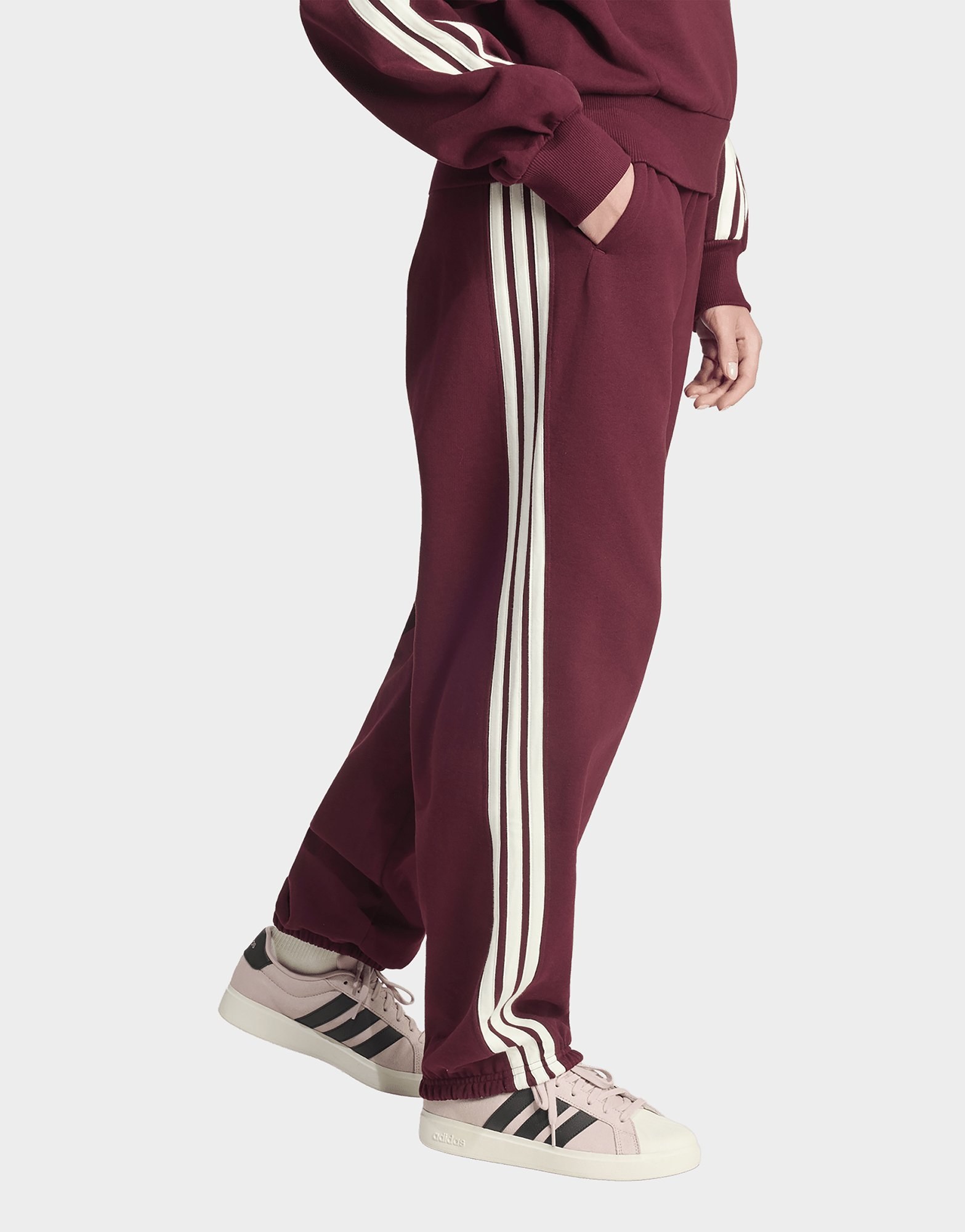 adidas Kit 3-streifen Hose, Locker Geschnitten, Bündchen