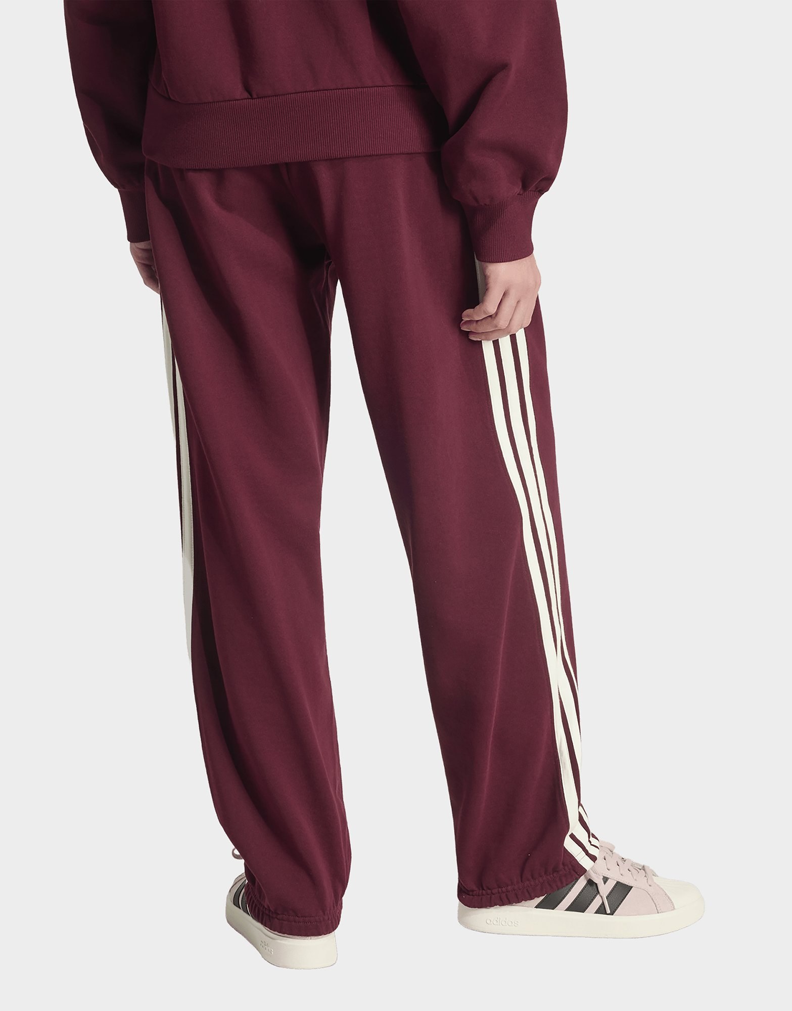 adidas Kit 3-streifen Hose, Locker Geschnitten, Bündchen