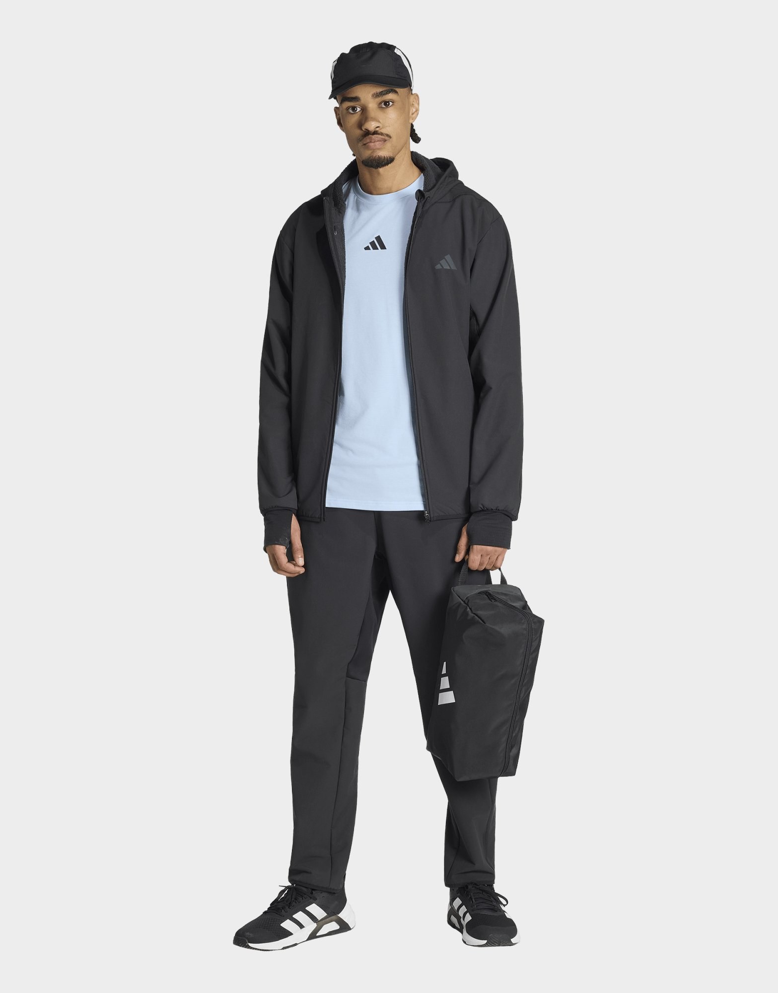 adidas D4t Climawarm Jacke, Durchgehender Reißverschluss