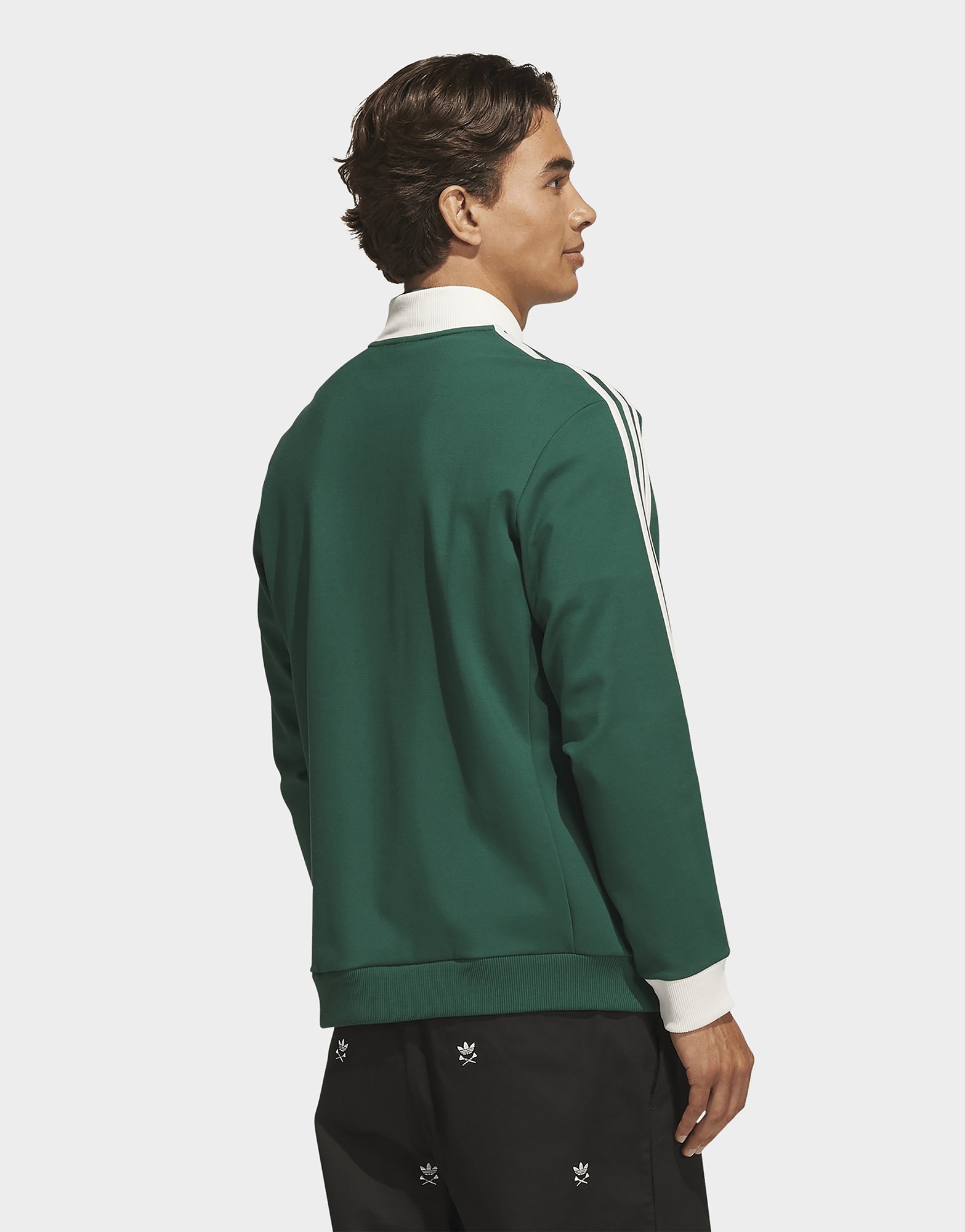 adidas Originals 3-streifen Sweatshirt, Reißverschluss Bis Zur Brust