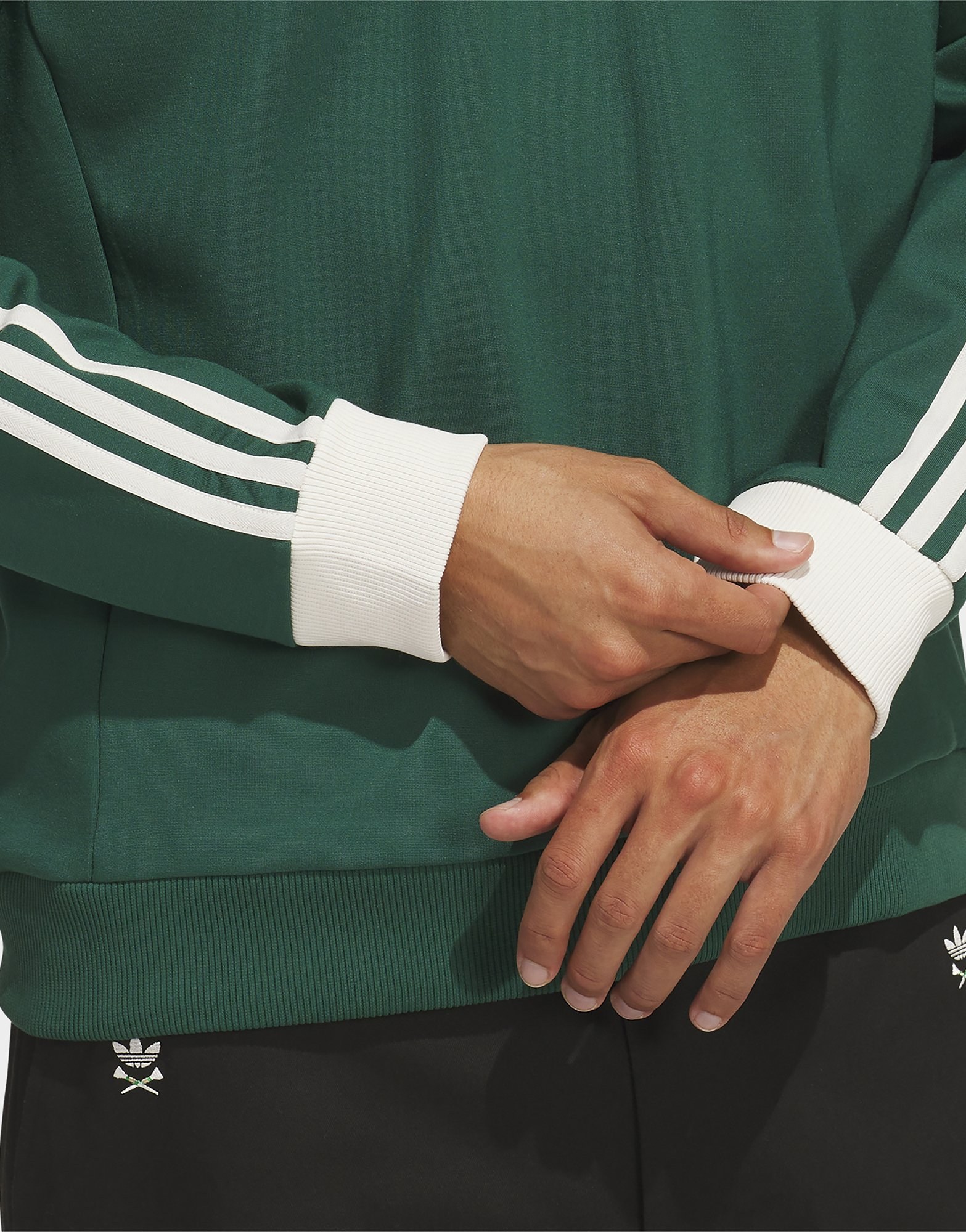 adidas Originals 3-streifen Sweatshirt, Reißverschluss Bis Zur Brust