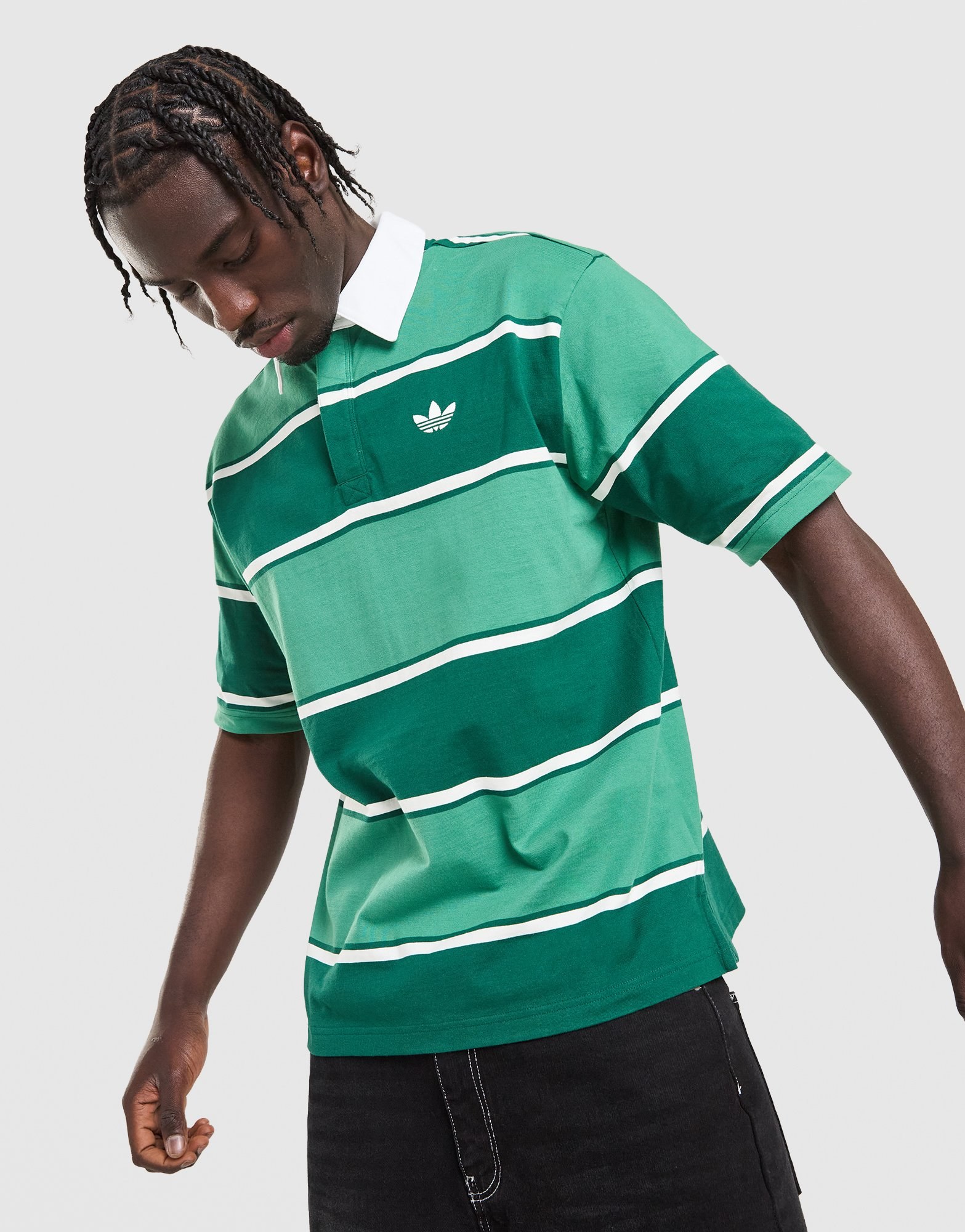 adidas Originals Striped Rugby Poloshirt