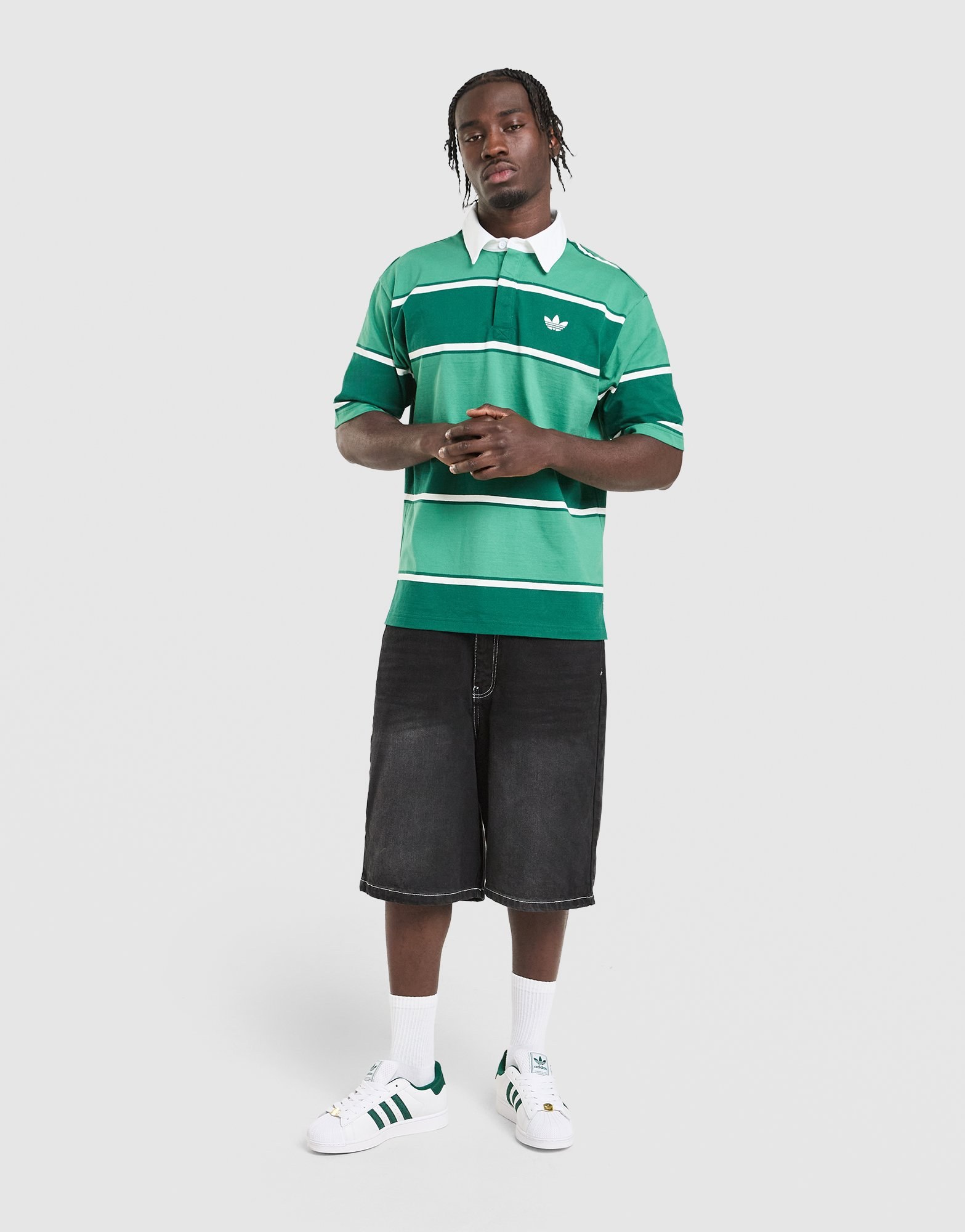 adidas Originals Striped Rugby Poloshirt