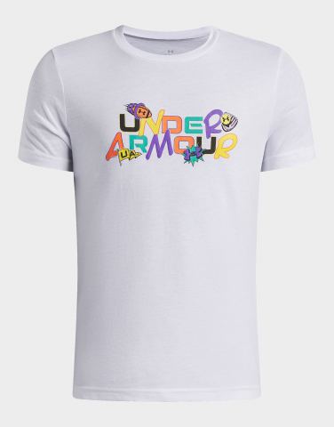 Under Armour Patch Pack Wordmark T-Shirt für Jungen