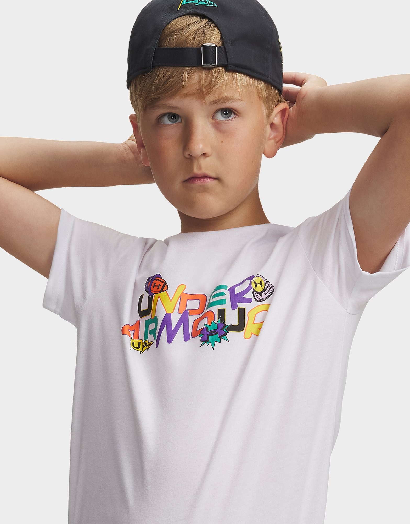 Under Armour Patch Pack Wordmark T-Shirt für Jungen