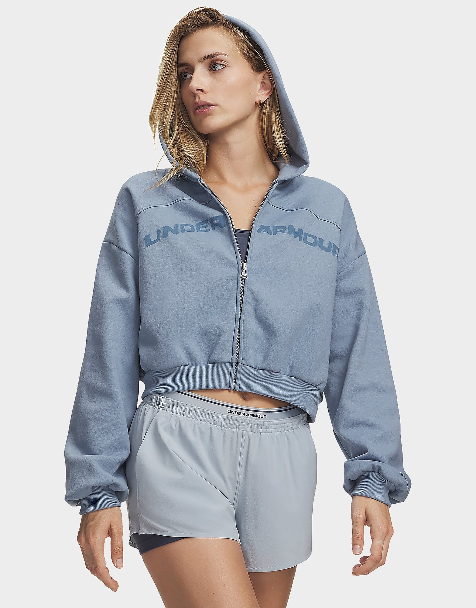 Under Armour Icon Fleece Wordmark Full-Zip