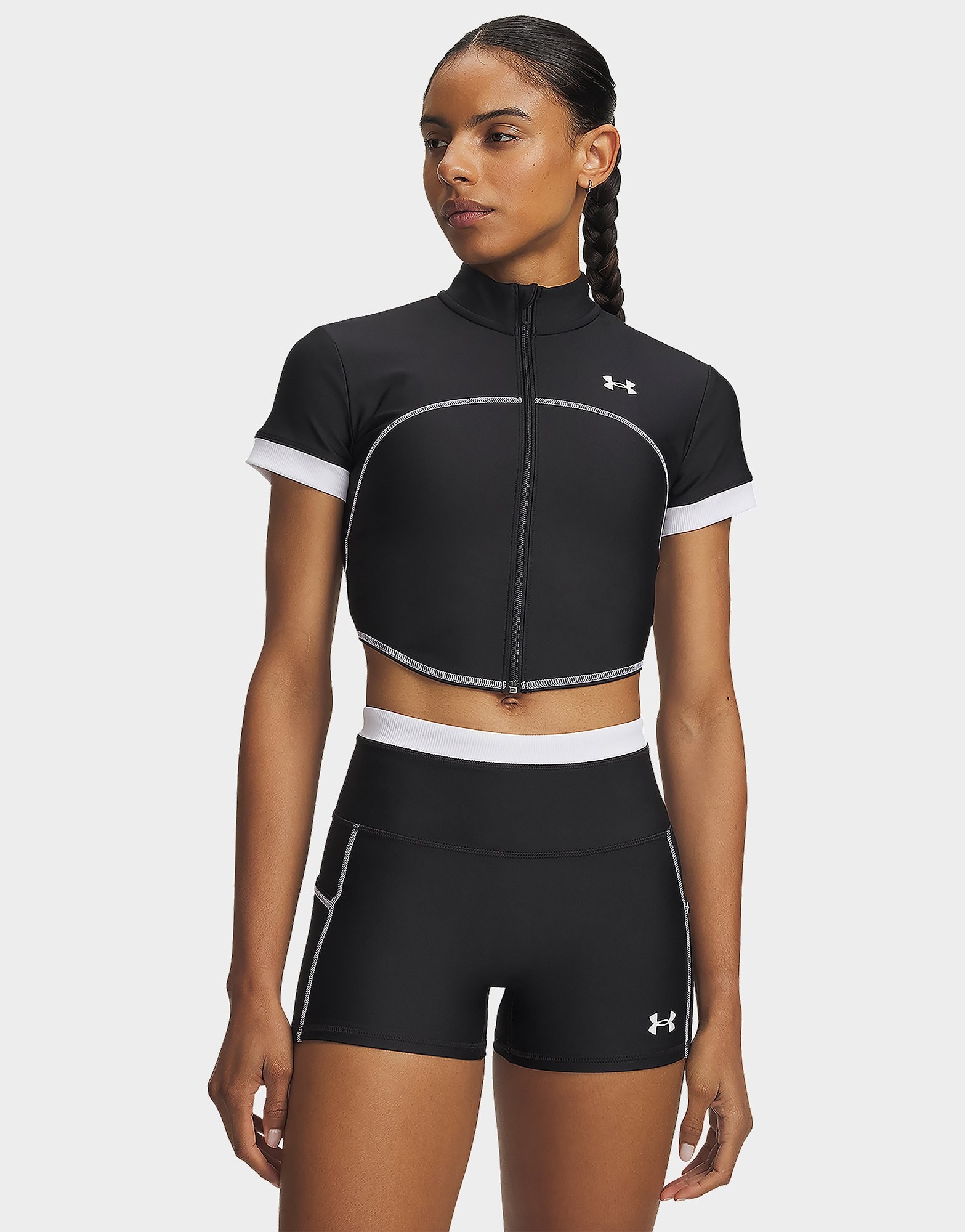 Under Armour HeatGear Kurzarm Full-Zip