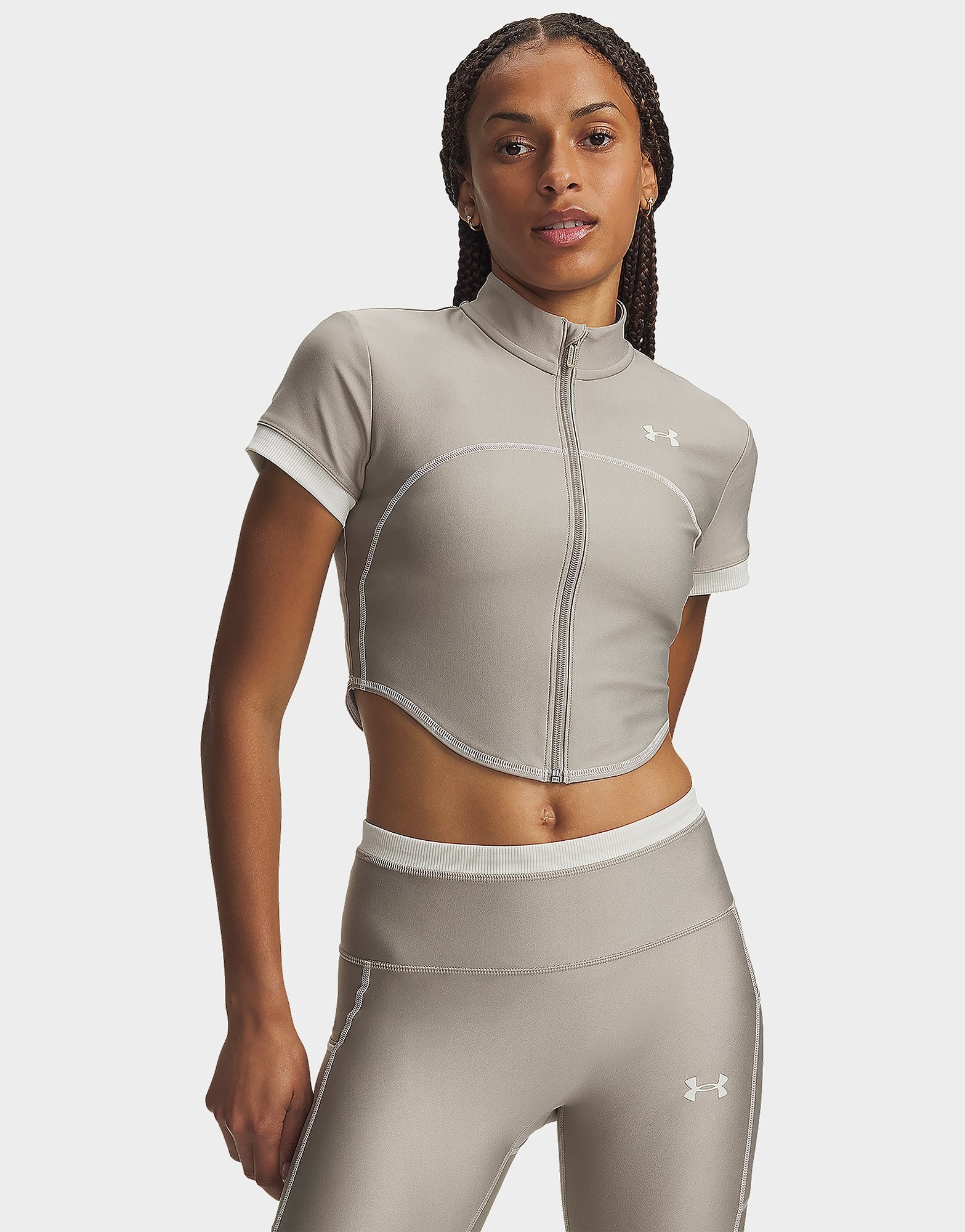 Under Armour HeatGear Kurzarm Full-Zip