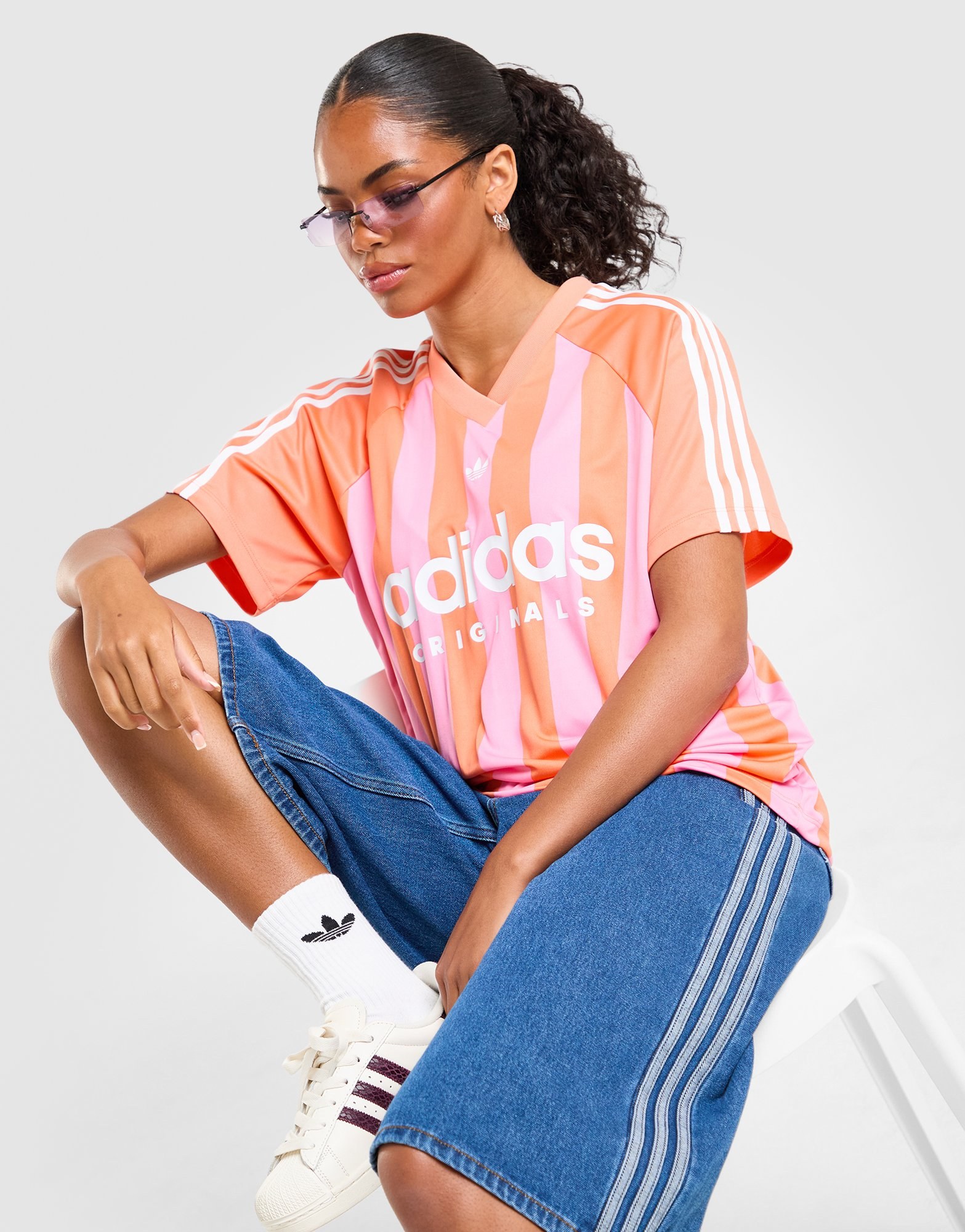 adidas Originals Stripe Fußball Jersey