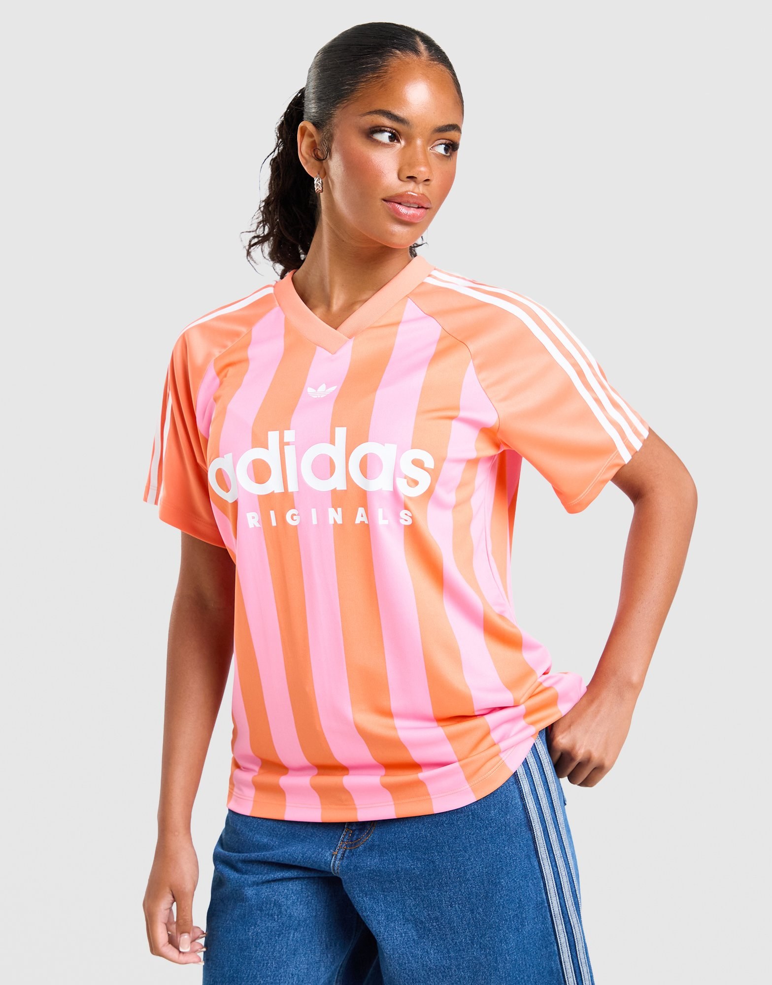 adidas Originals Stripe Fußball Jersey