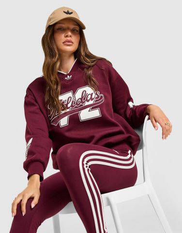 adidas Originals Varsity V Neck Sweatshirt