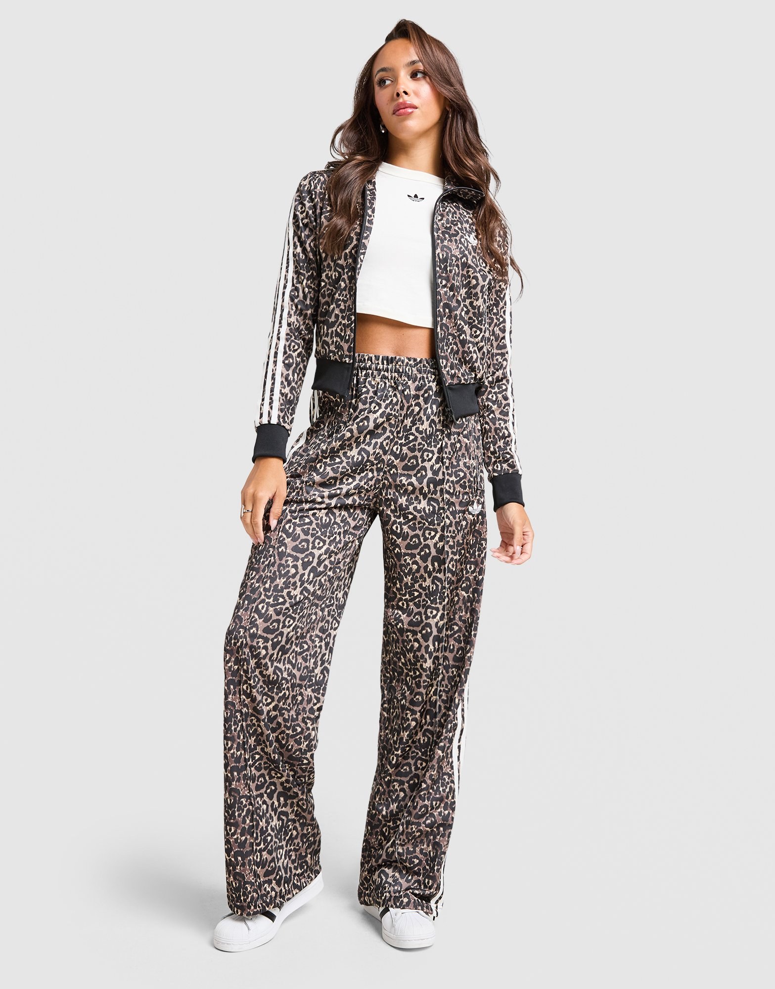 adidas Originals Leopard Print Firebird Trainingshose