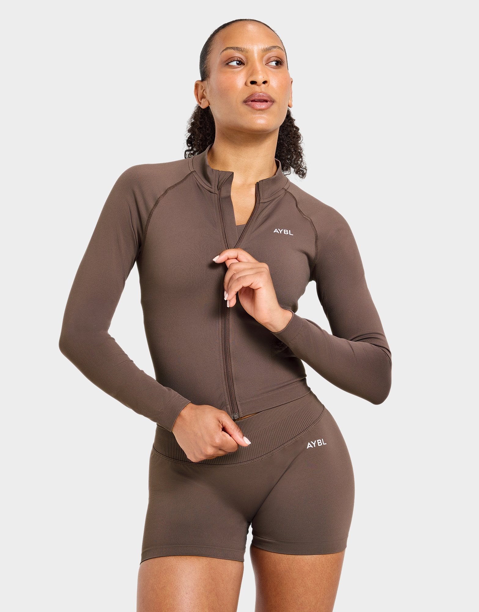 AYBL Enhance Full-Zip Seamless Oberteil