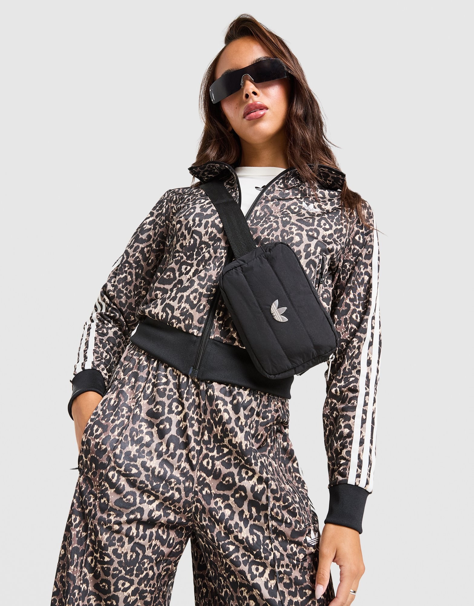 adidas Originals Firebird All-Over Leopard Print Trainingsoberteil