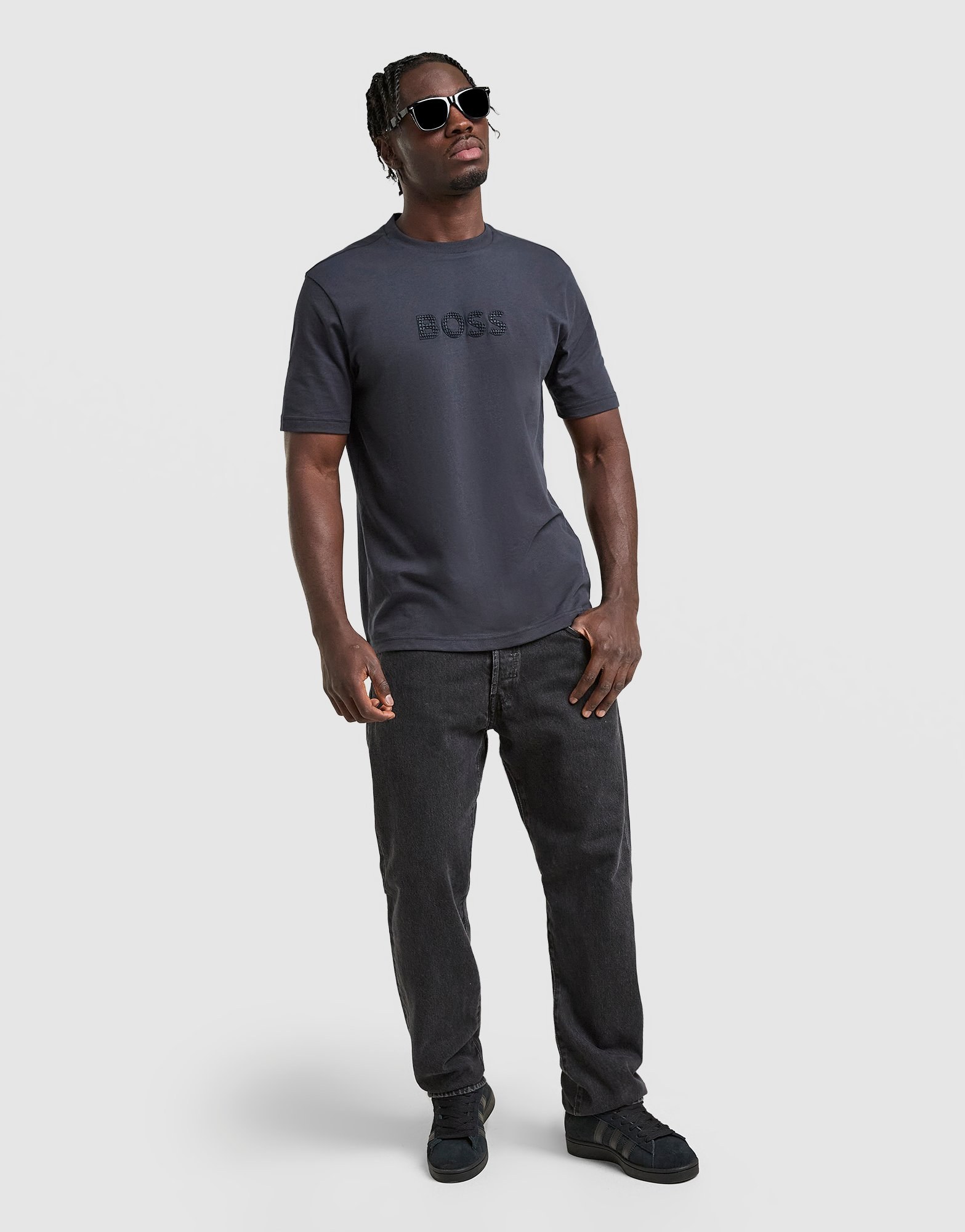 BOSS Grid Logo T-Shirt