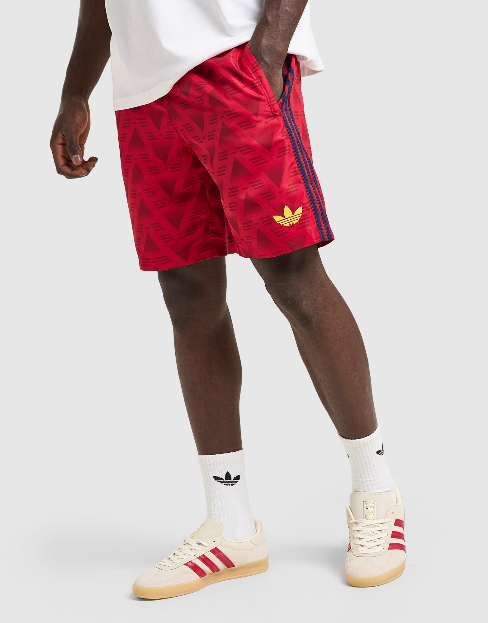 adidas Originals Allover-Print Woven Shorts