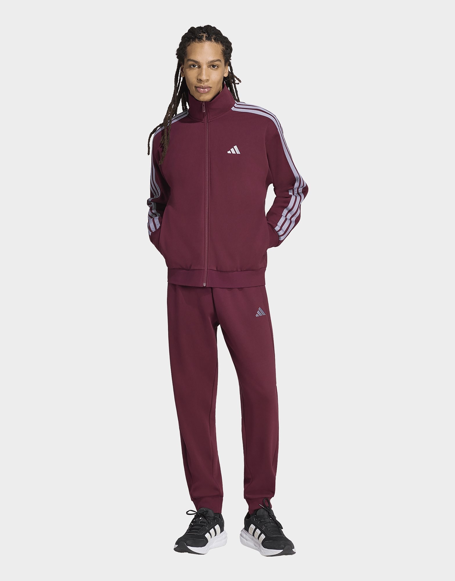 adidas 3-streifen Fleece Trainingsanzug