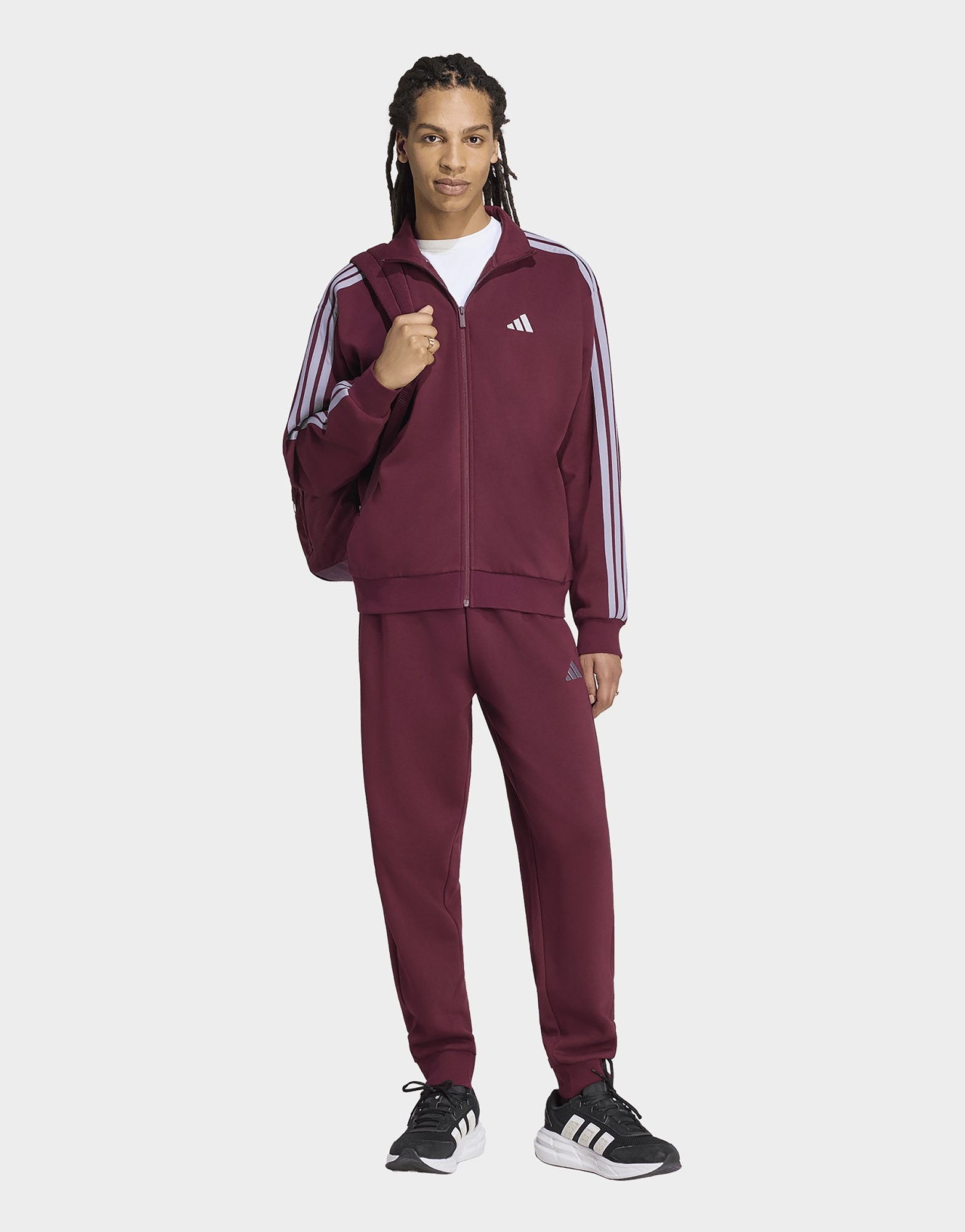 adidas 3-streifen Fleece Trainingsanzug
