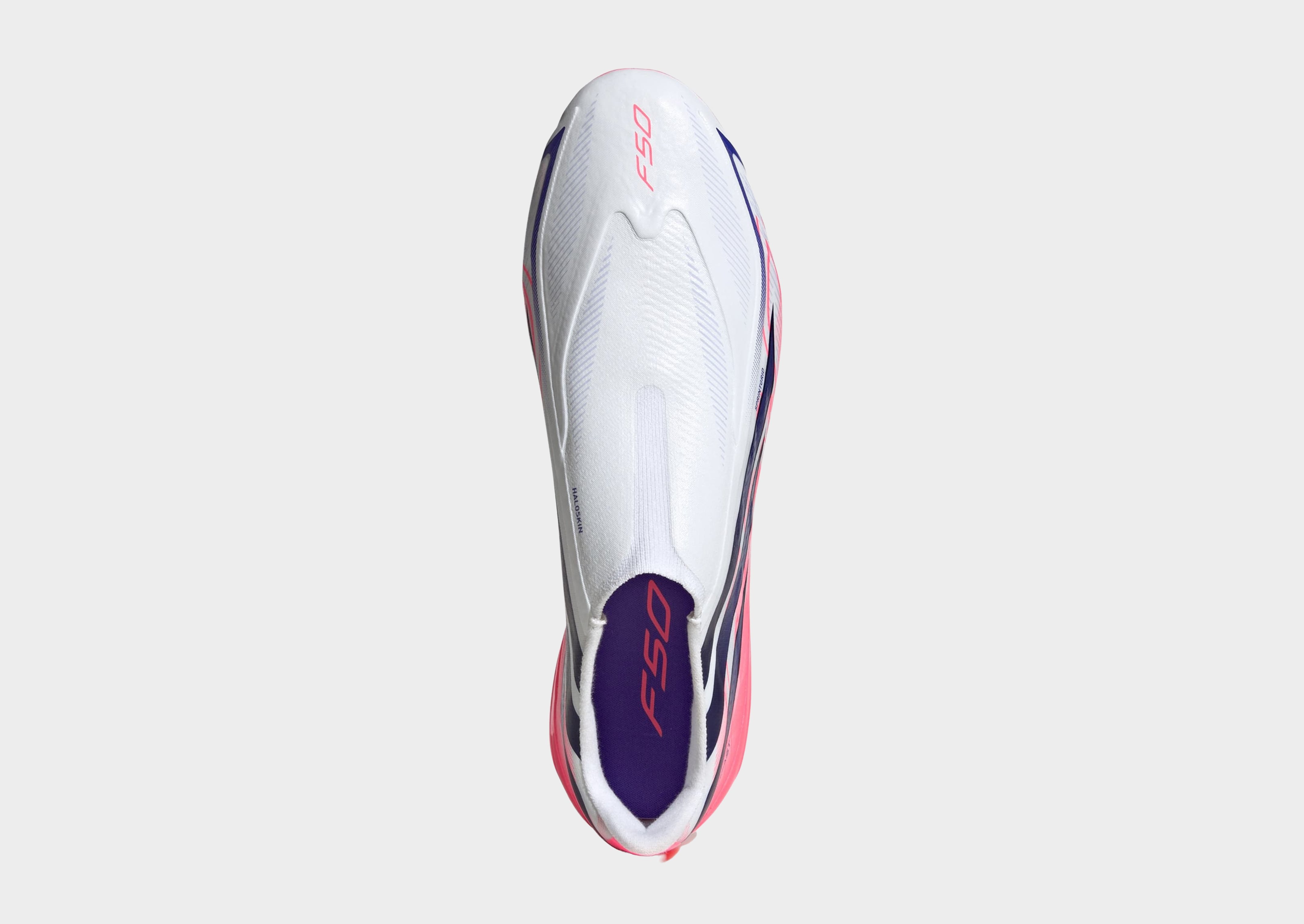 adidas F50 Hyperfast League Fußballschuh, Feste Böden, Schnürlos