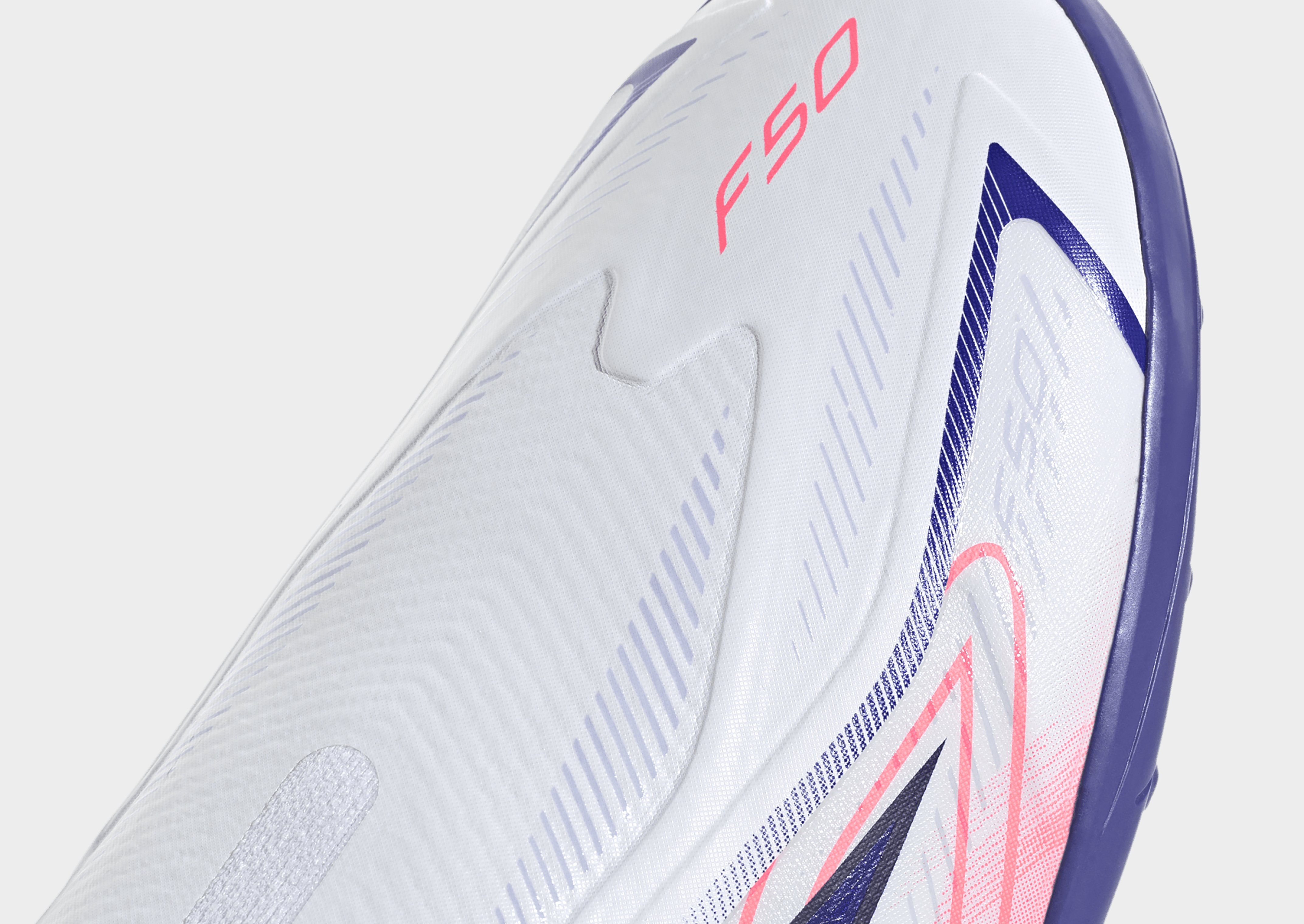 adidas F50 Hyperfast League Fußballschuh, Hybridrasen, ohne Schnürsenkel