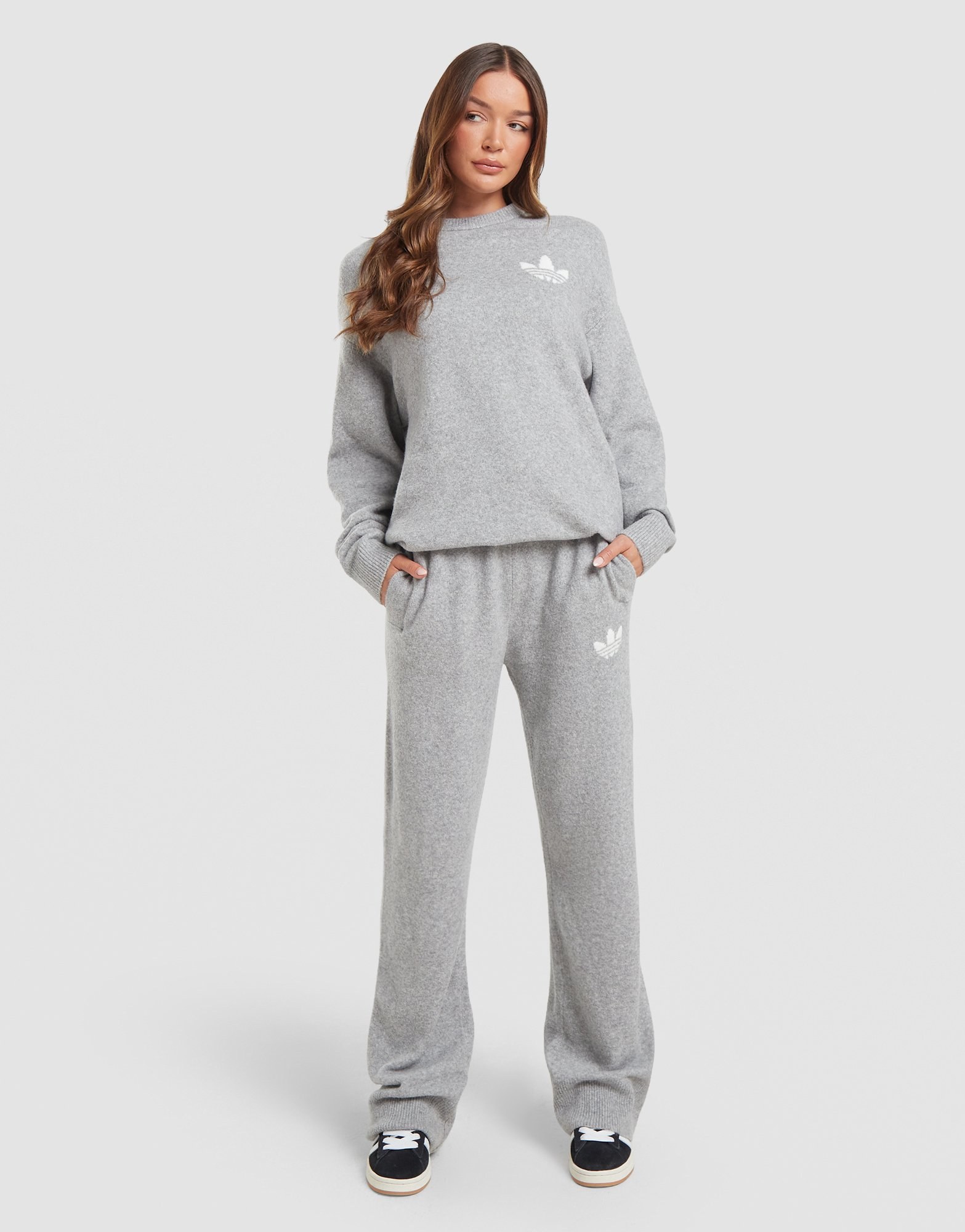 adidas Originals Trefoil Knit Crew Sweatshirt