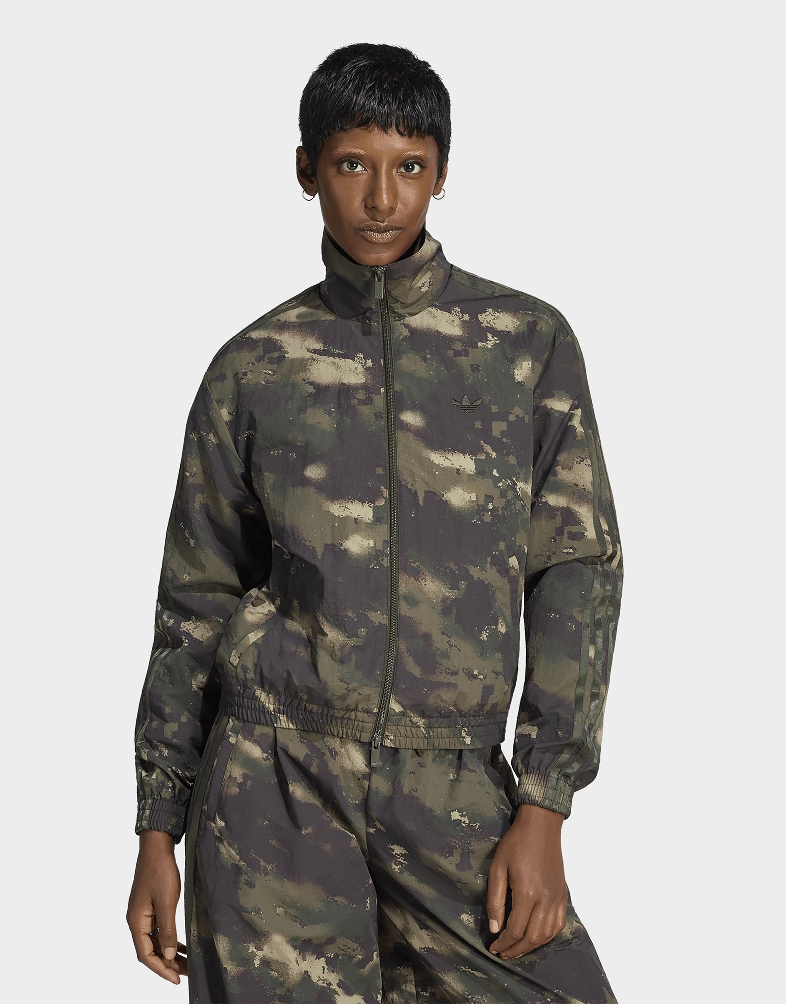 adidas Originals Jacke, Camouflage-muster, Locker Geschnitten