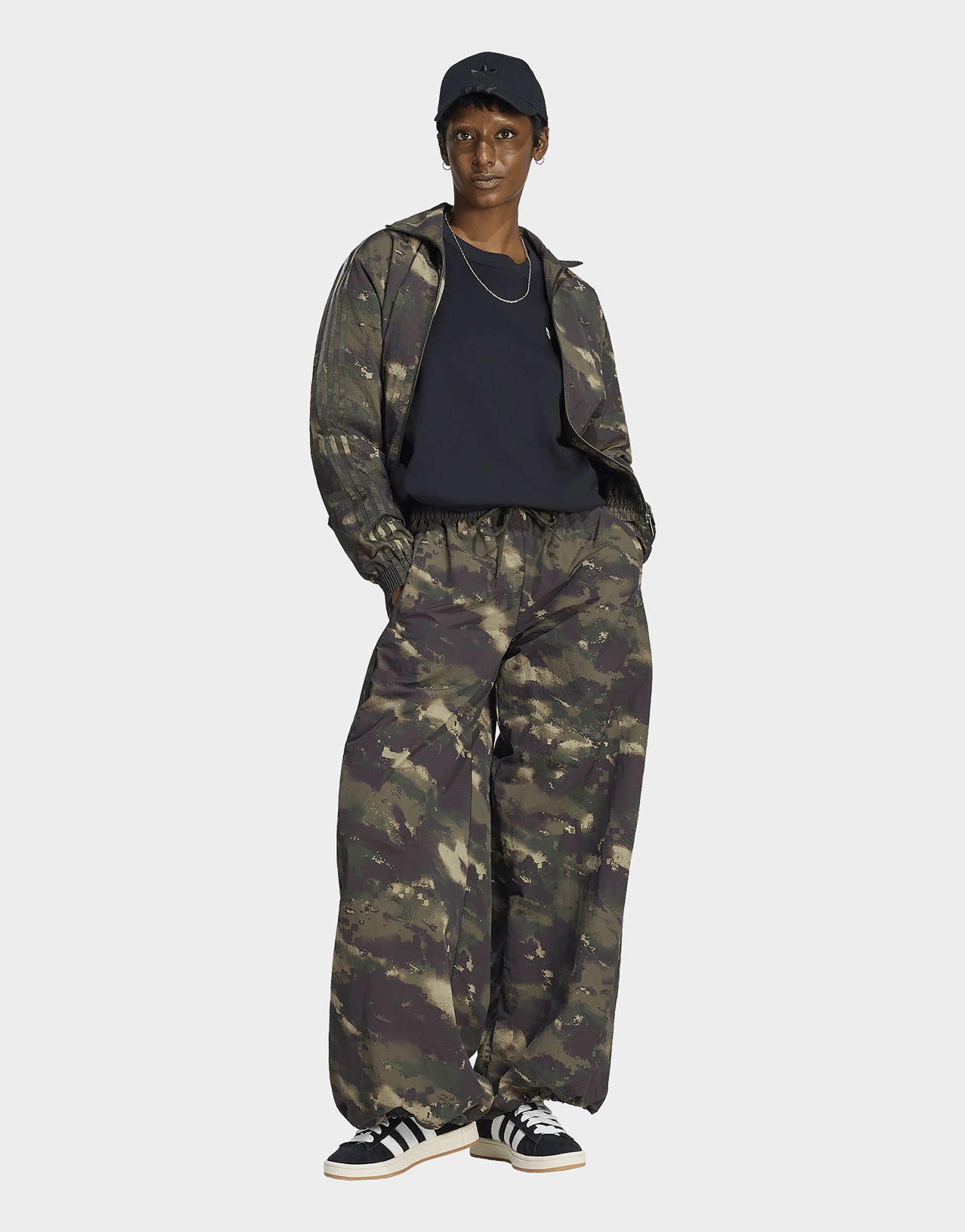 adidas Originals Jacke, Camouflage-muster, Locker Geschnitten