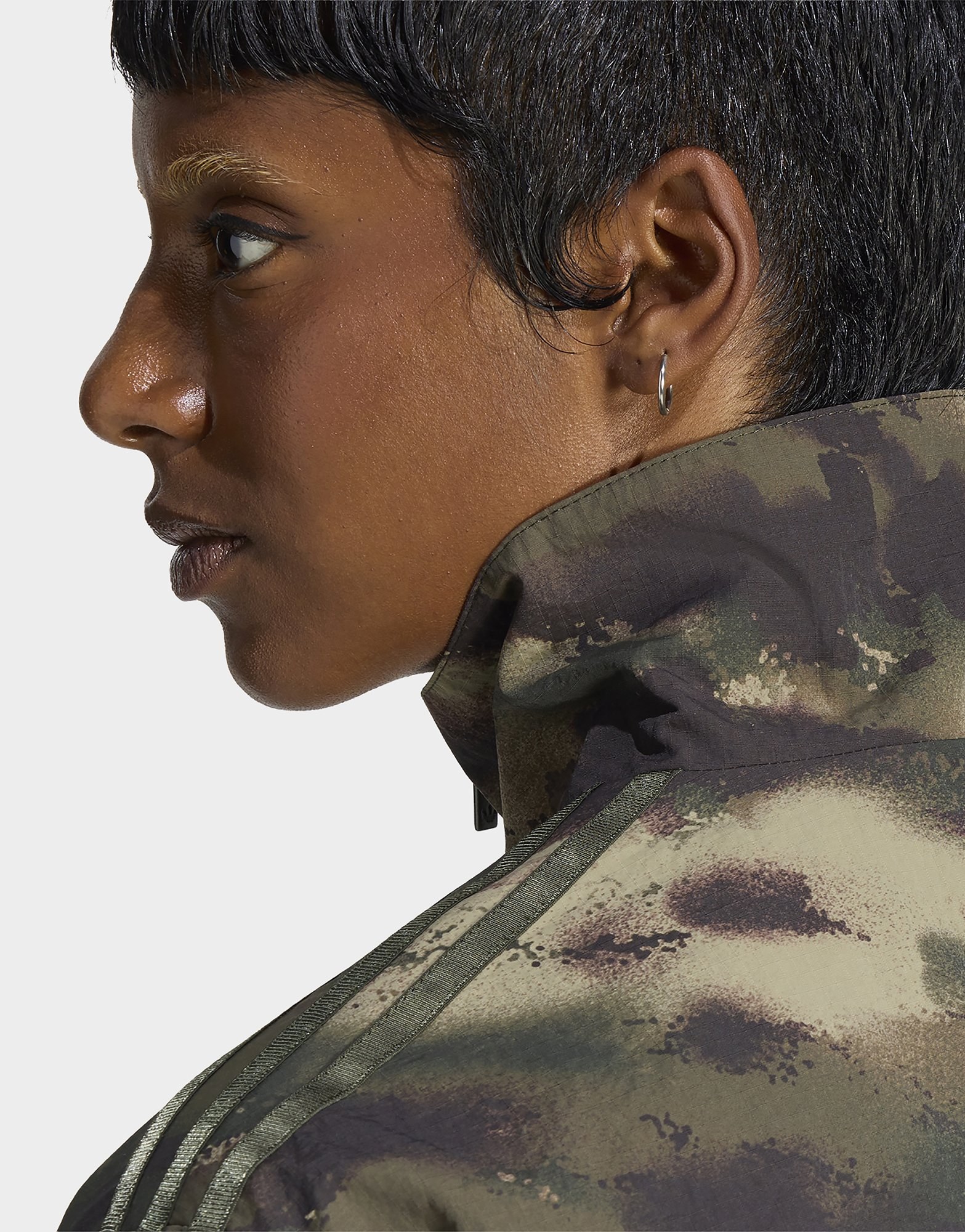 adidas Originals Jacke, Camouflage-muster, Locker Geschnitten