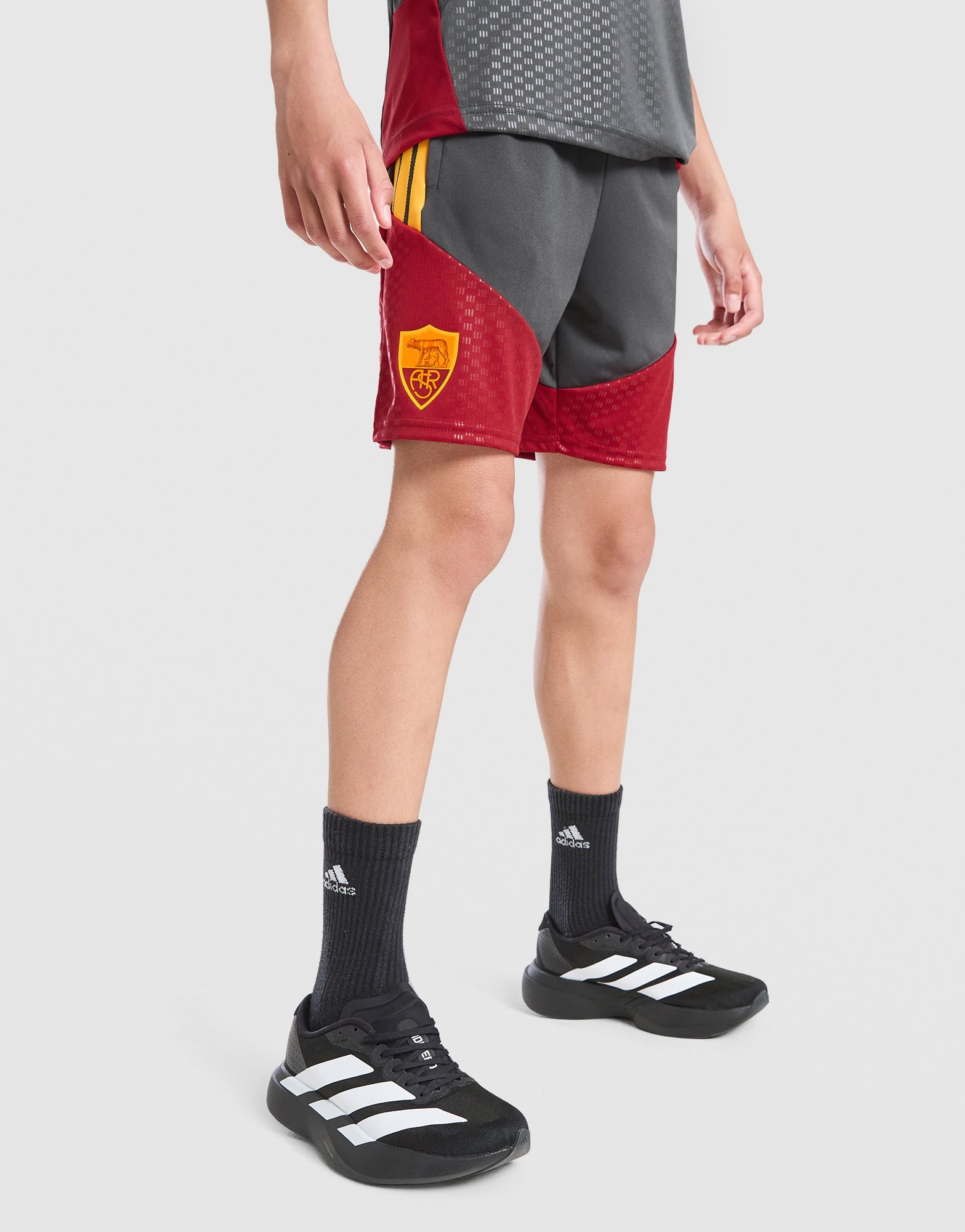 adidas AS Roma Tiro 26 Trainingstrikot-Shorts Kinder