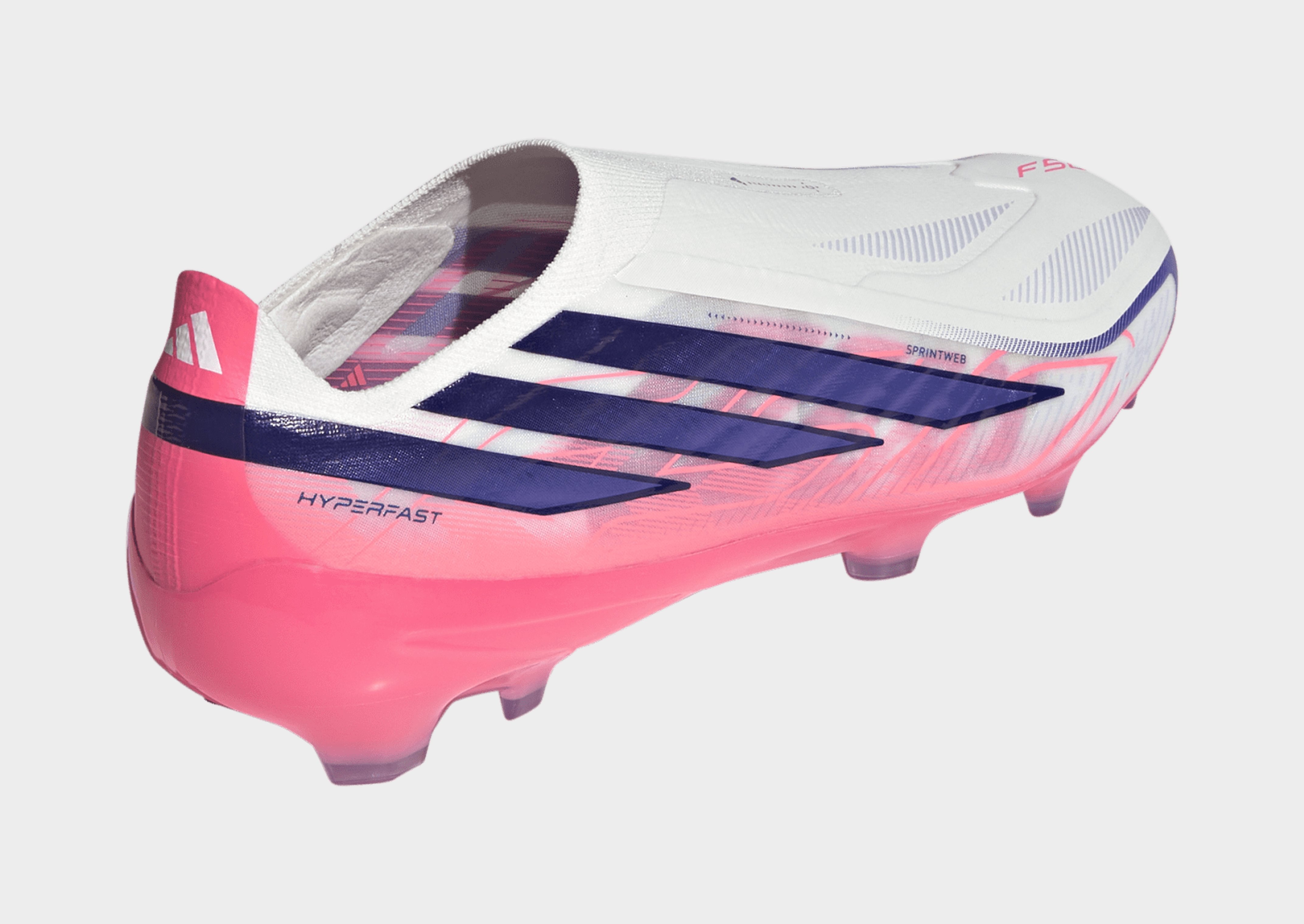 adidas F50 Hyperfast Pro Fußballschuh, Feste Böden, Schnürlos