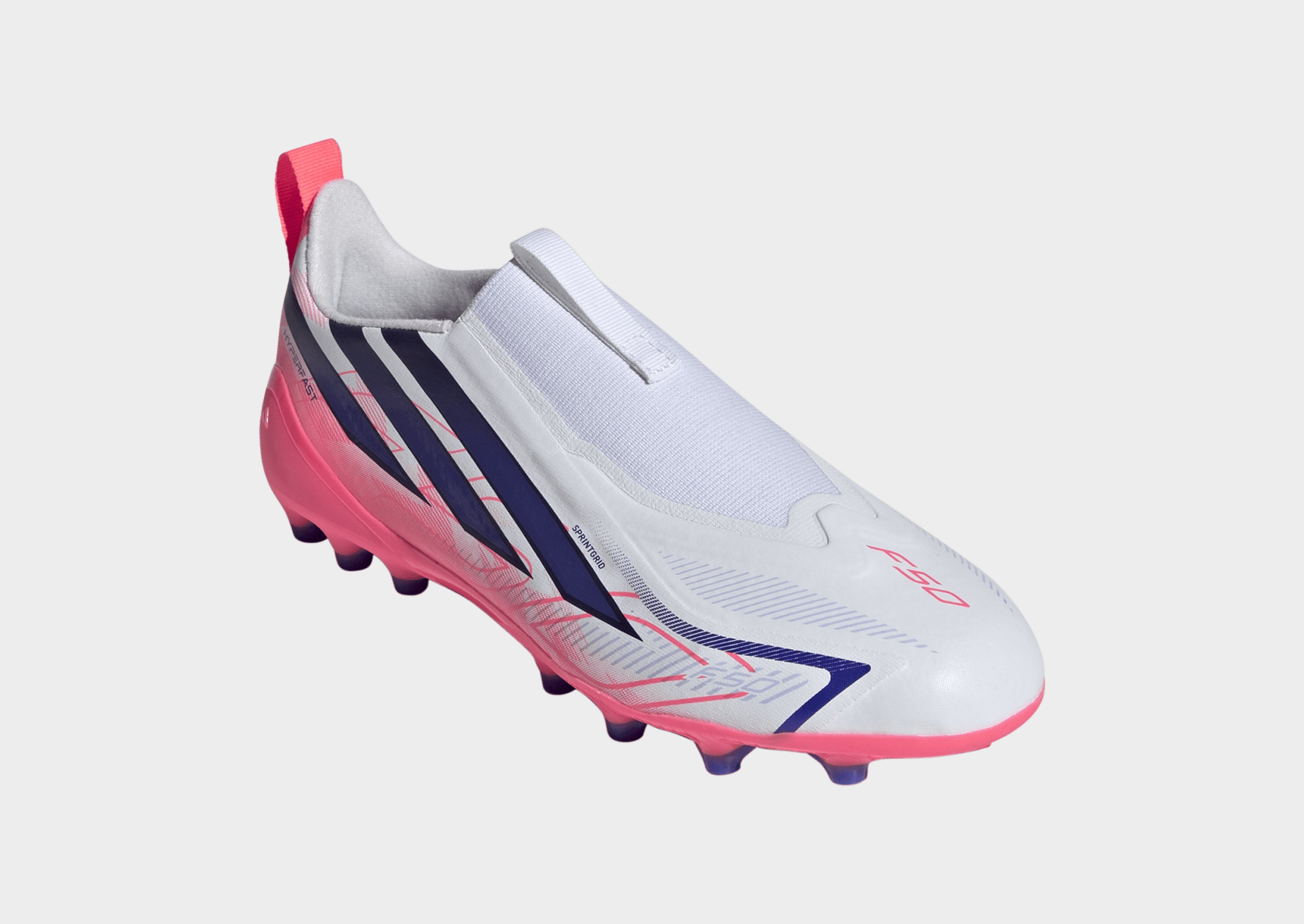 adidas F50 HYPERFAST LEAGUE Kids Fußballschuh, Kunstrasen, ohne Schnürsenkel