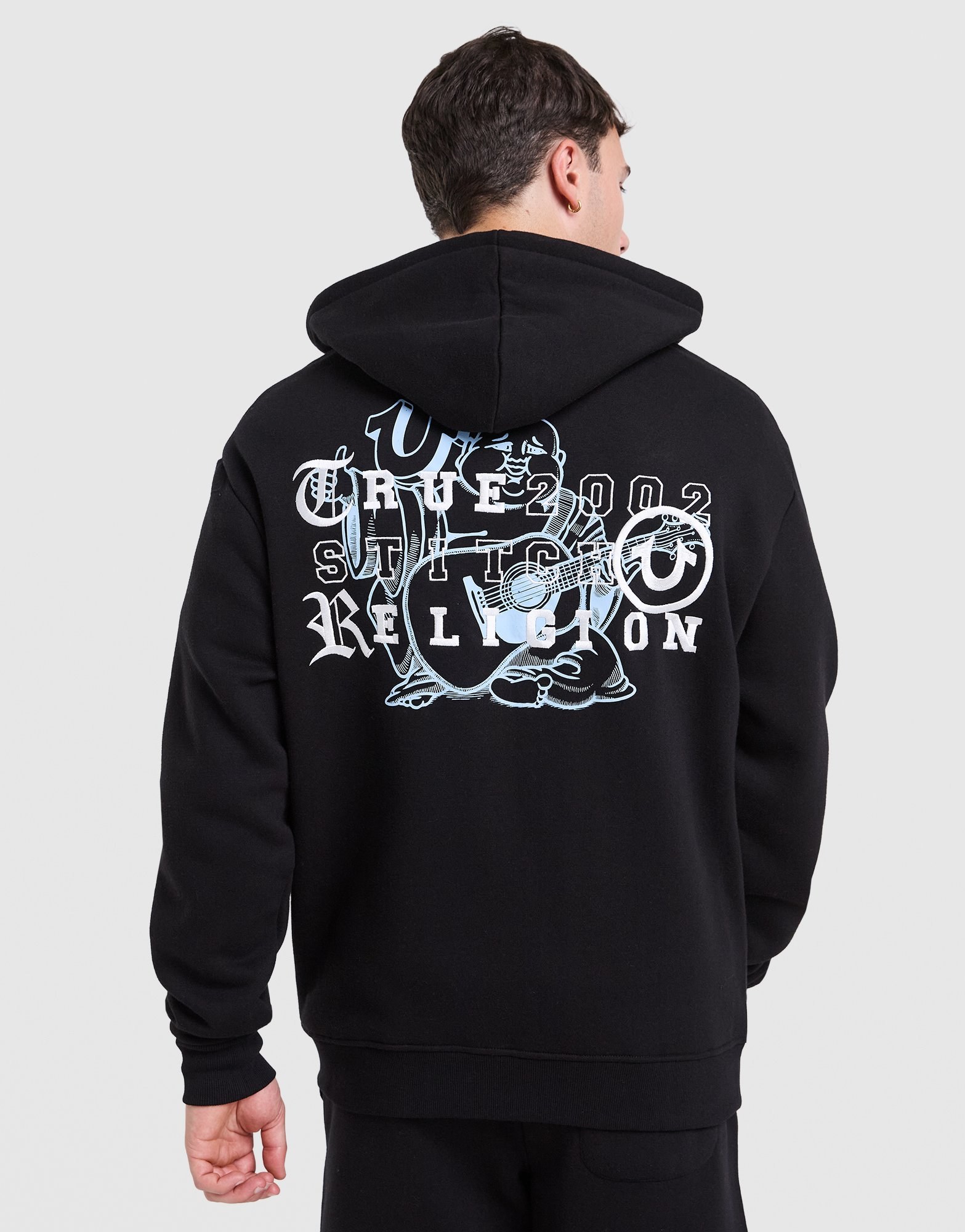 True Religion Logo Full-Zip Hoodie