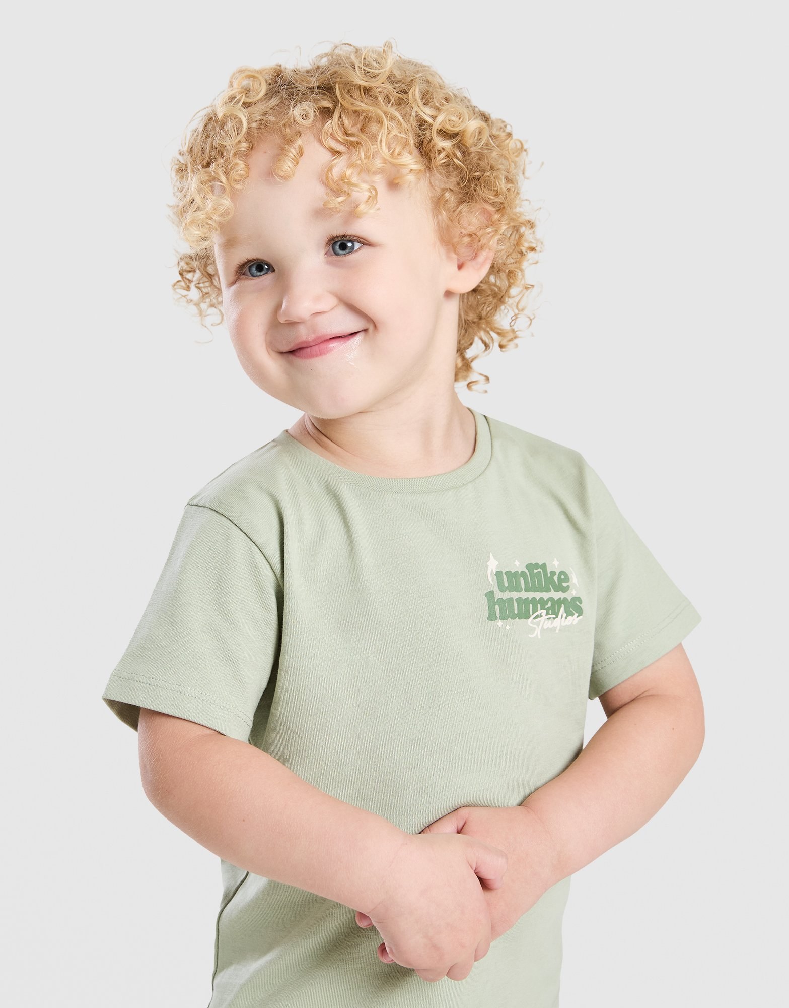 Unlike Humans Crafted T-Shirt & Shorts Set Babys