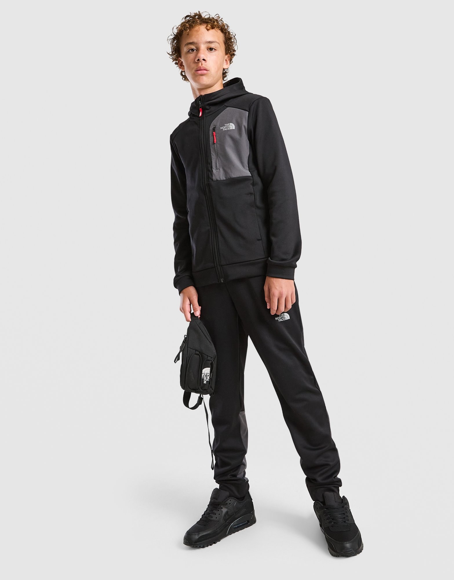 The North Face Performance Poly Full-Zip Hoodie Kinder