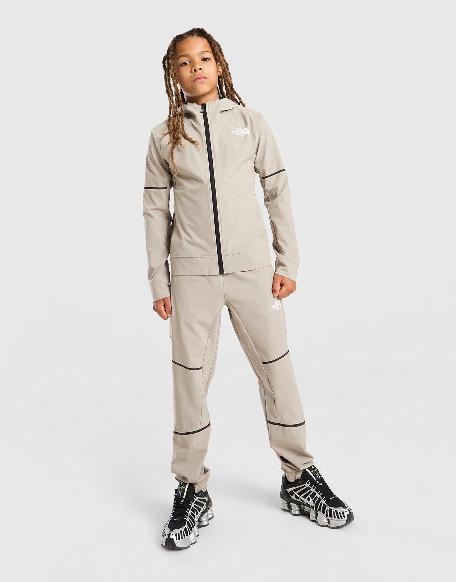 The North Face Mountain Athletic Woven Full Zip Hoodie Junior