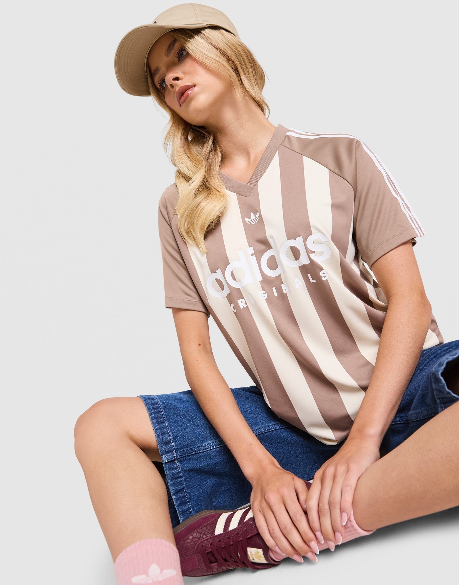 adidas Originals Stripe Fußball Jersey