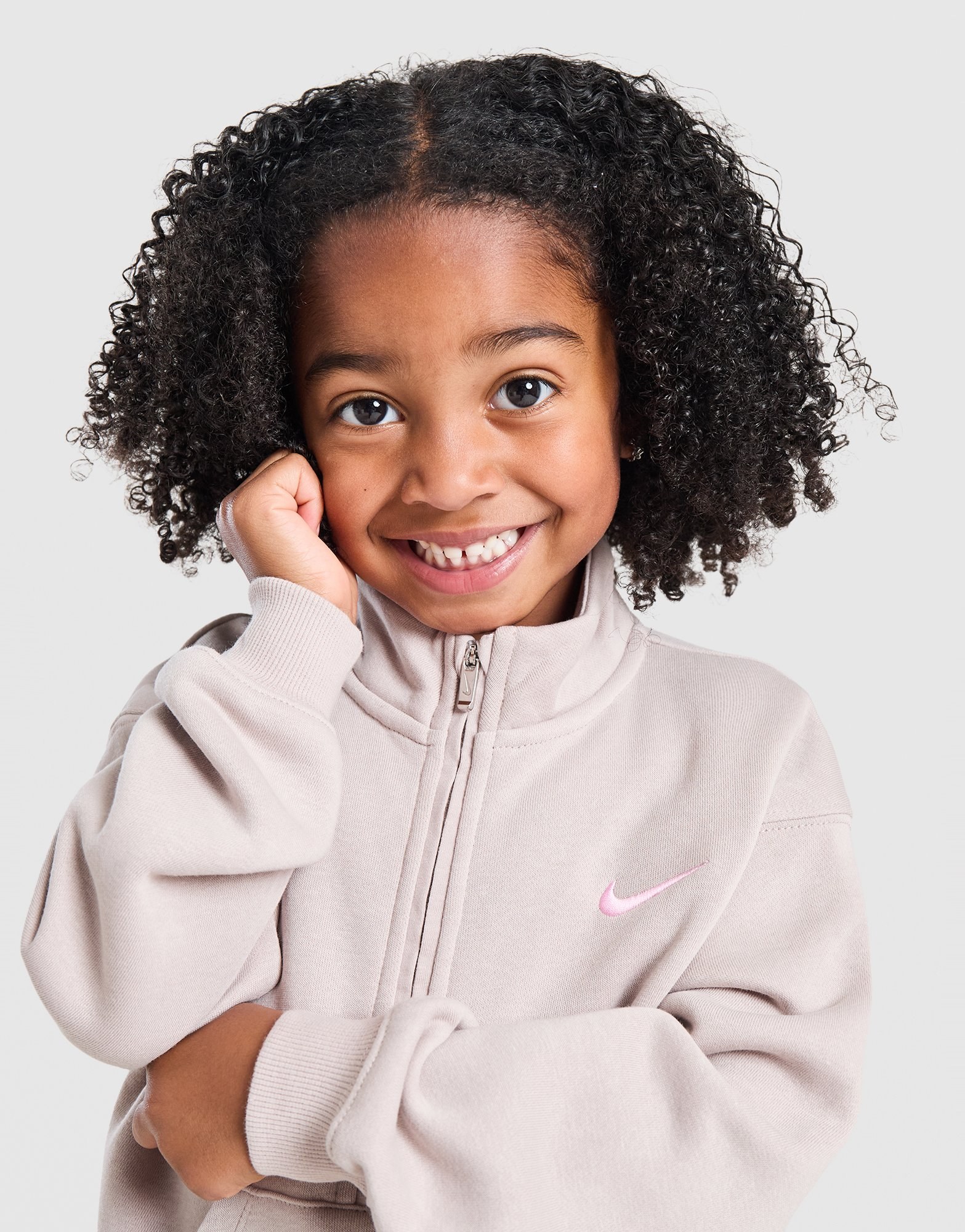 Nike Girls' 1/4 Zip Tracksuit Children