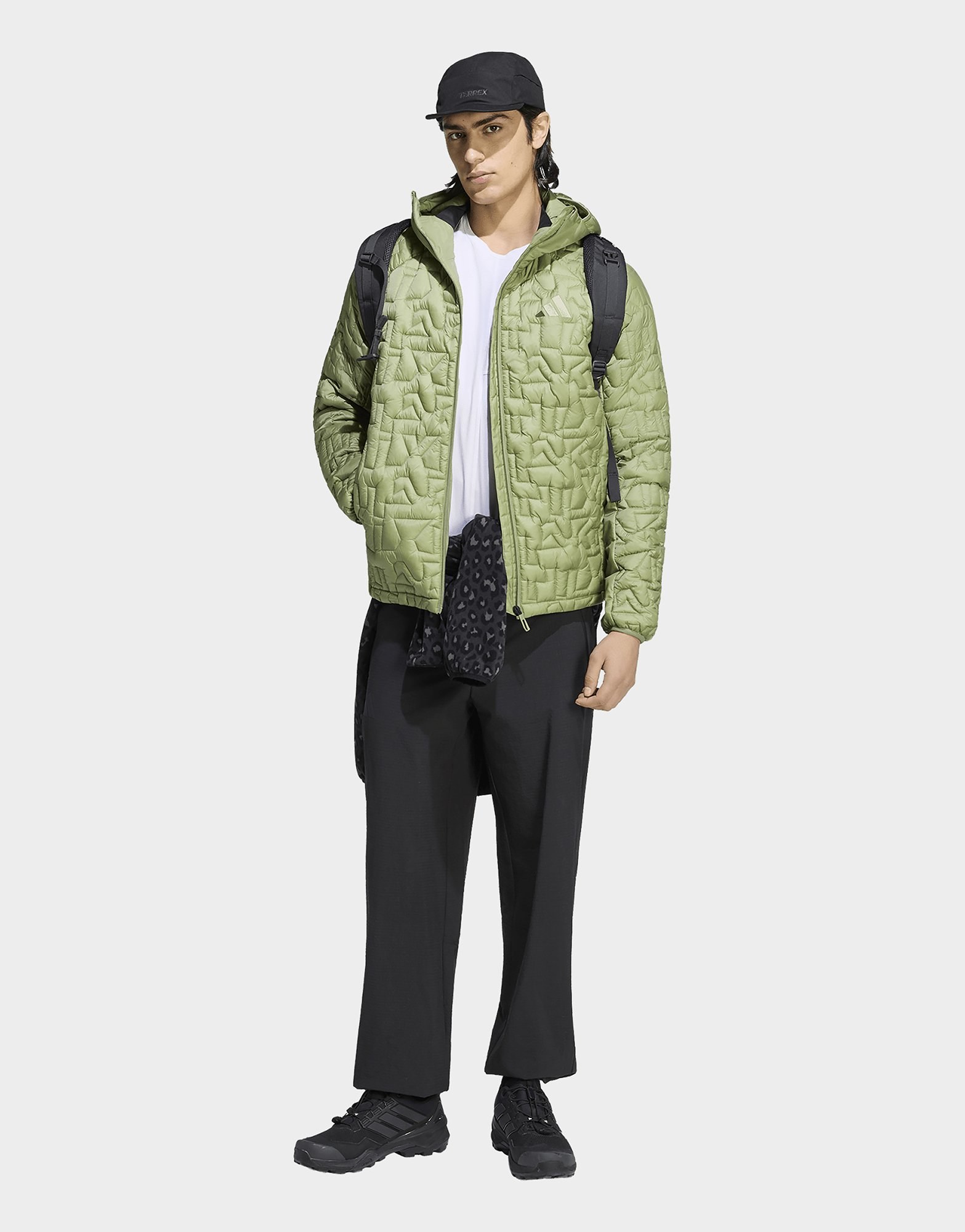 adidas Terrex Xperior PRIMALOFT Jacke, Kapuze, isoliert, lose Füllung