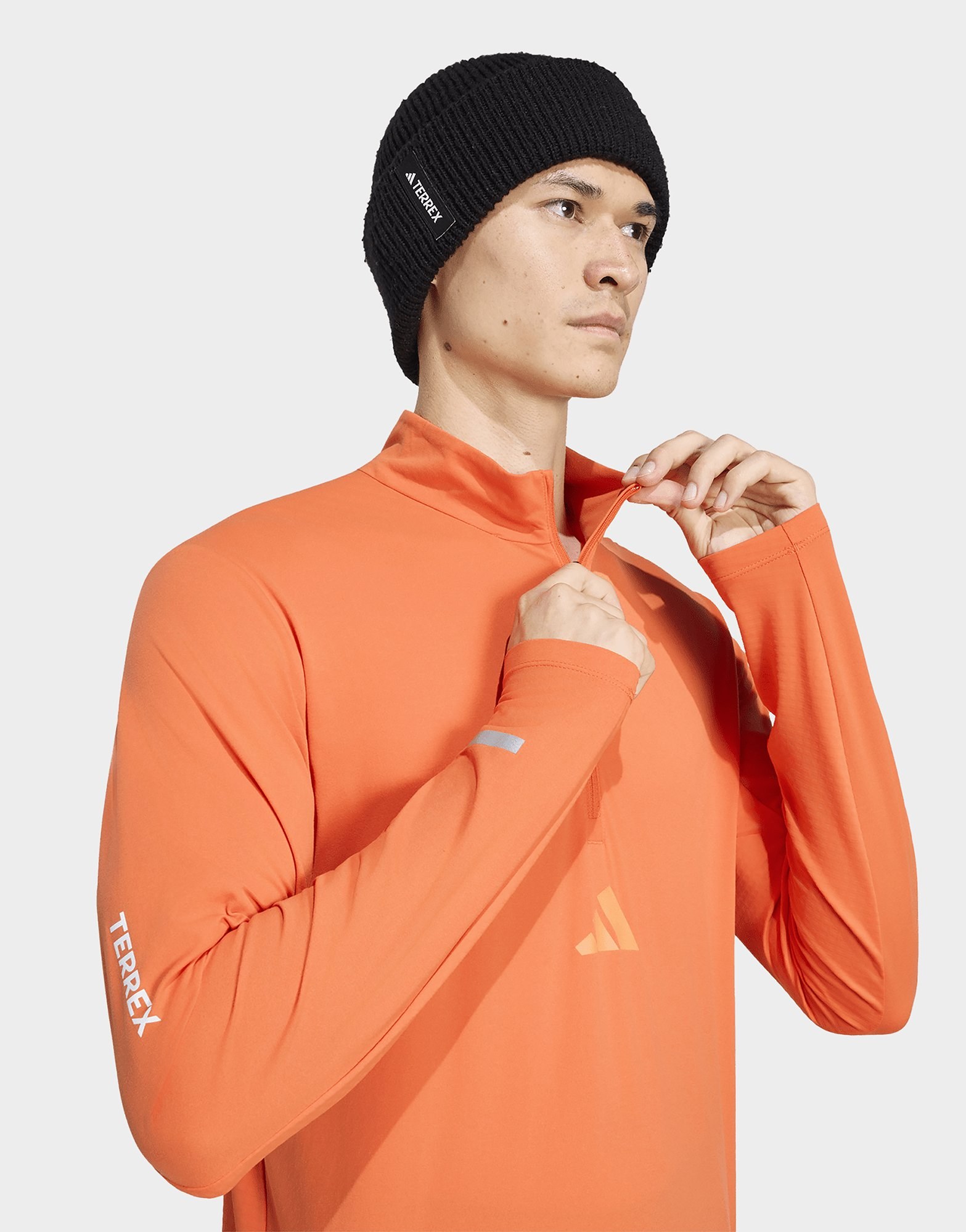 adidas Terrex Xperior Langarmshirt, Reißverschluss Bis Zur Brust