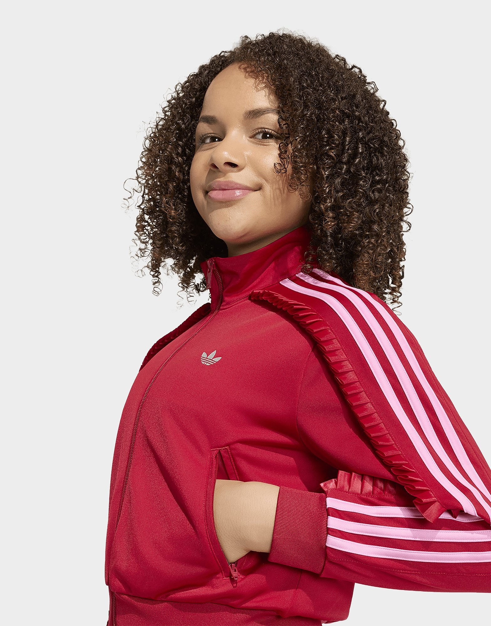 adidas Firebird Track Top, Locker Geschnitten, Kurz