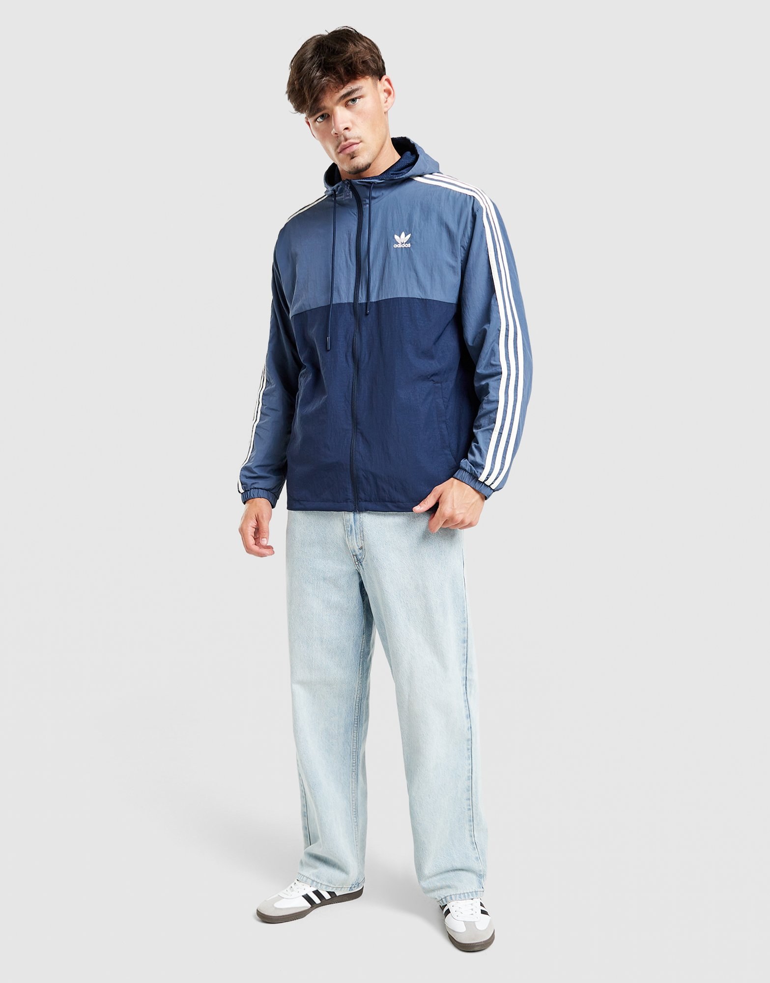 adidas Originals Colour Block 3-Streifen Windrunner Jacke