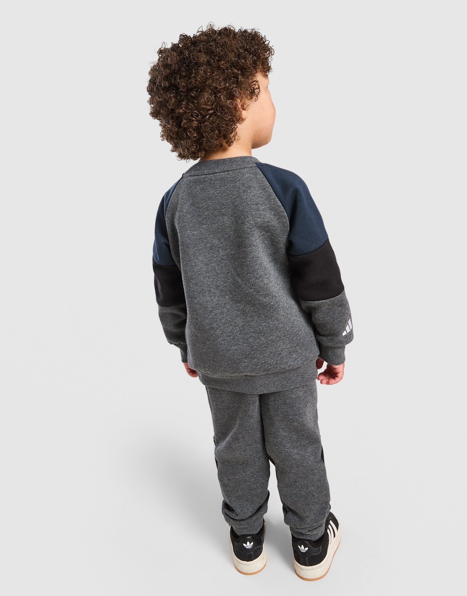 adidas Linear Colour Block Crew Trainingsanzug Babys